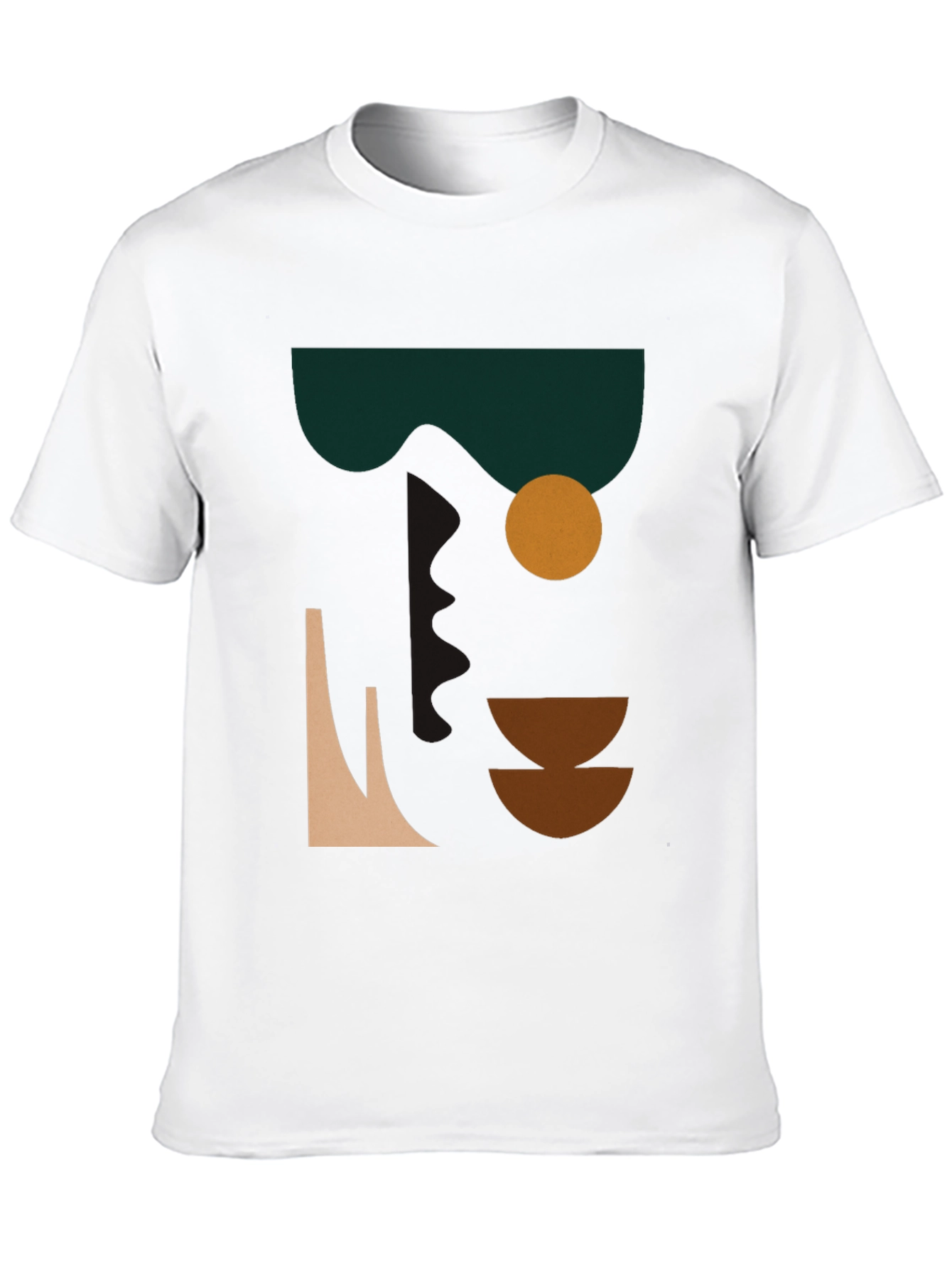 Abstract Graphic Print Tee - Modern Art Shirt