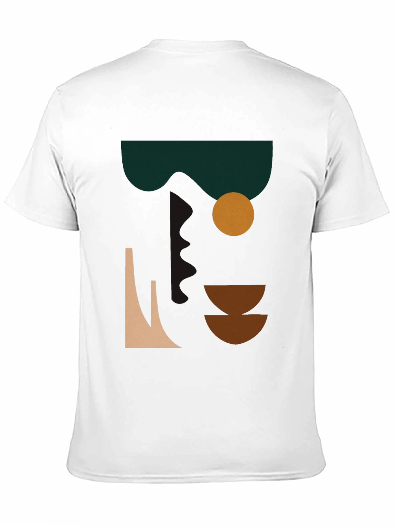 Abstract Graphic Print Tee - Modern Art Shirt