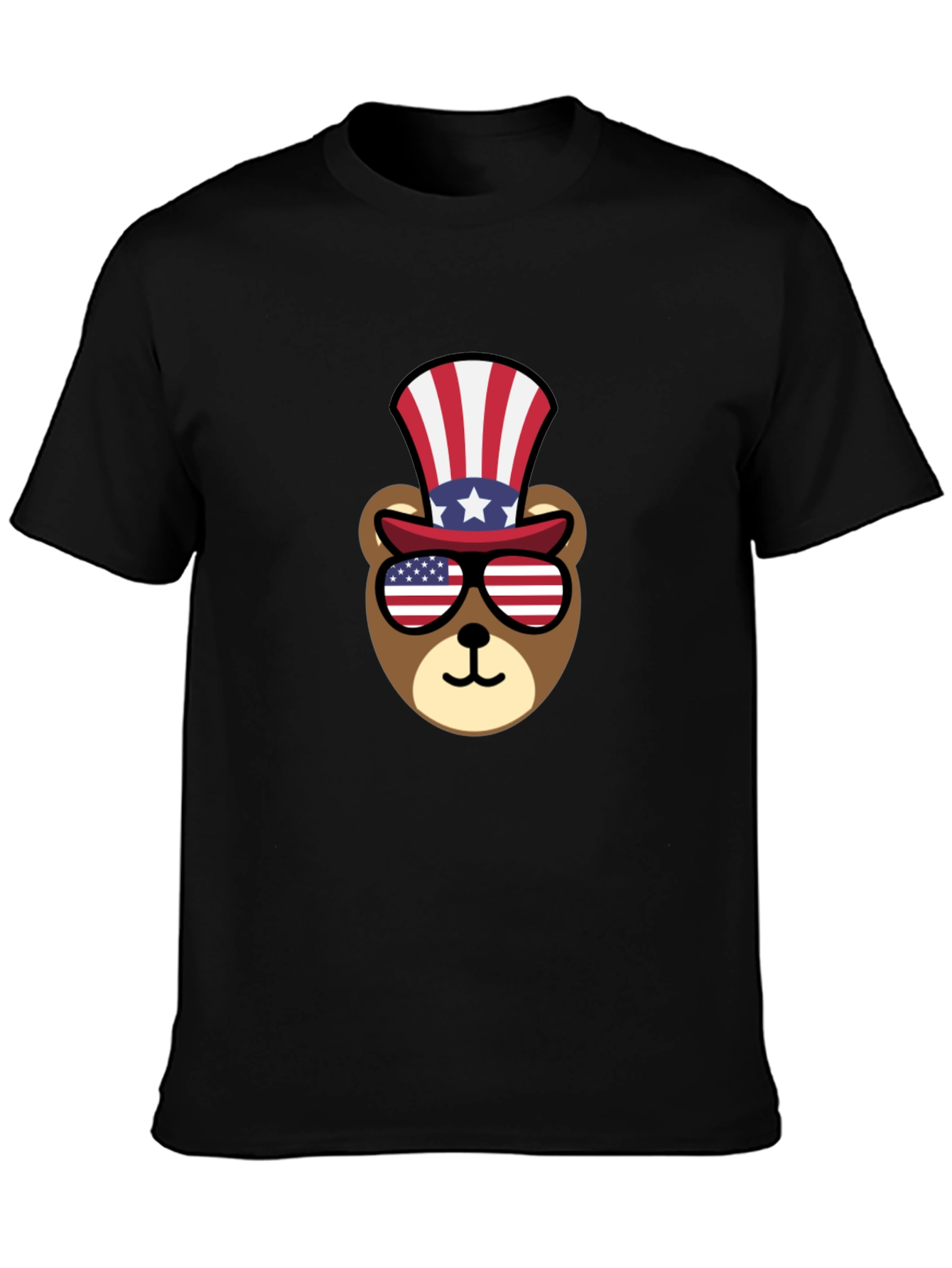 Patriotic Bear T-Shirt - American Pride Tee