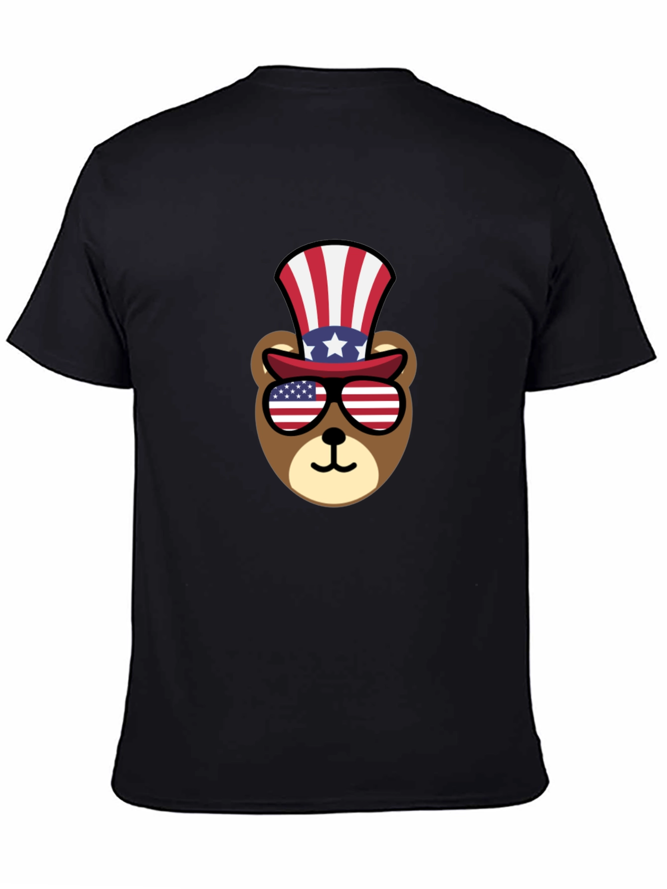 Patriotic Bear T-Shirt - American Pride Tee