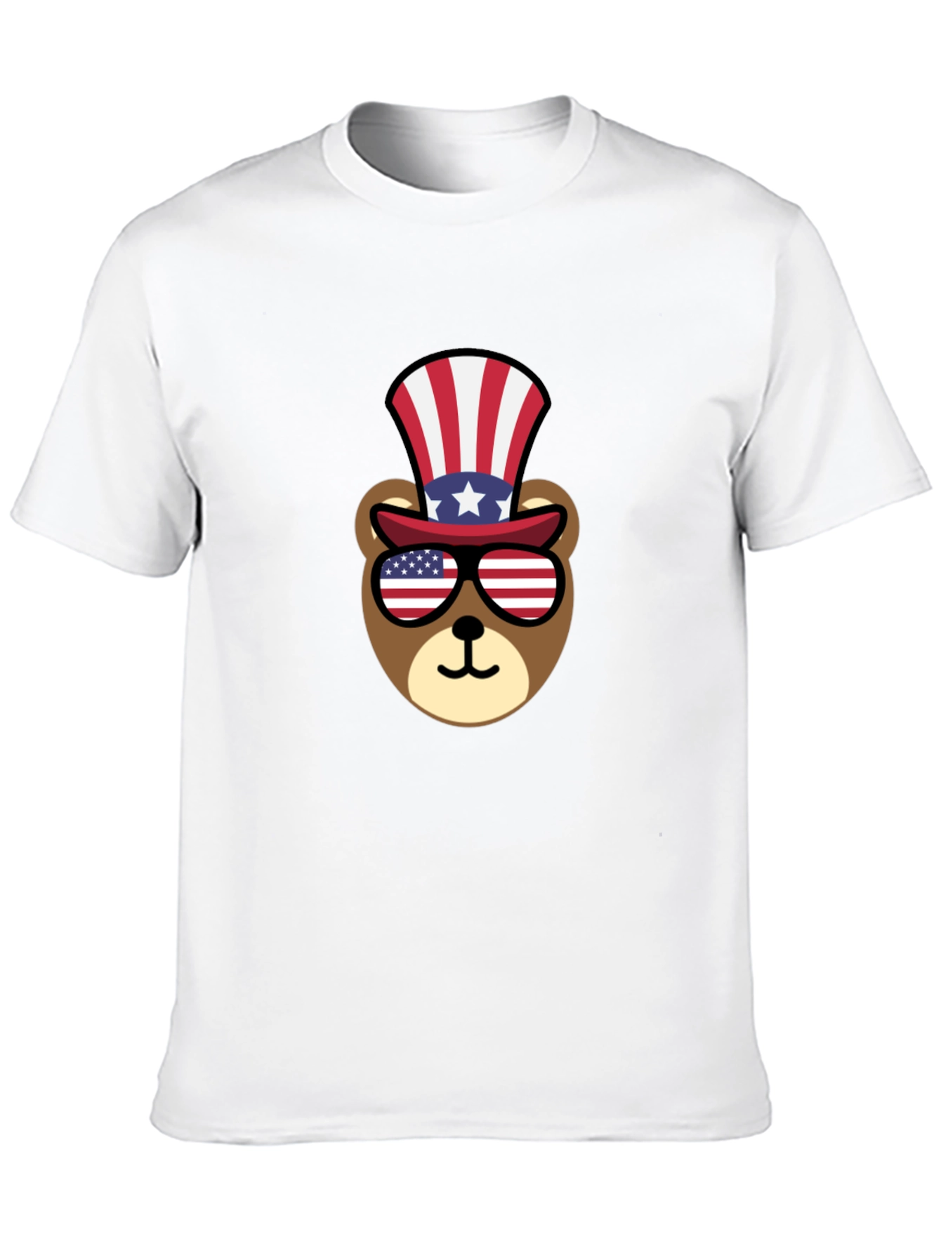 Patriotic Bear T-Shirt - American Pride Tee