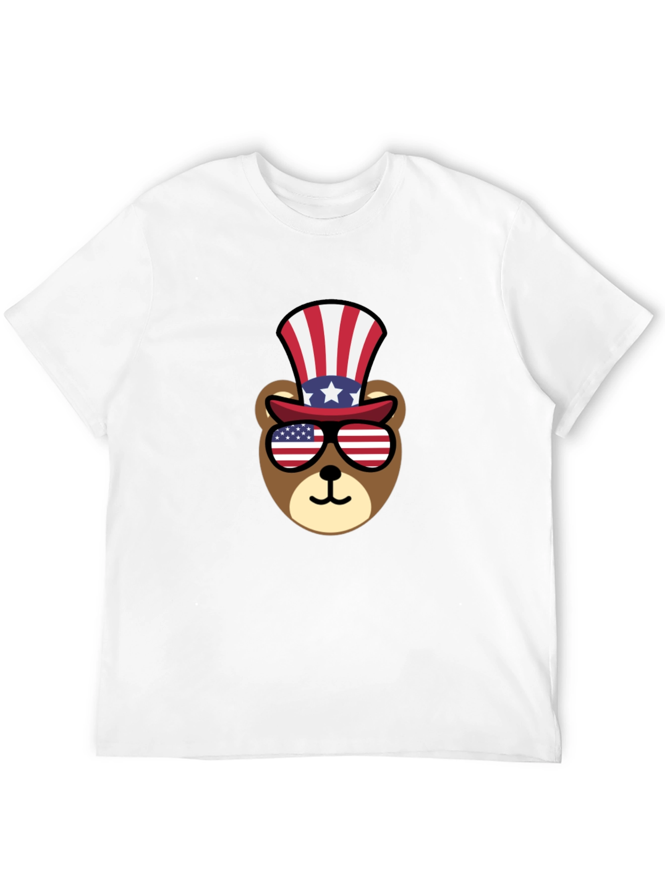 Patriotic Bear T-Shirt - American Pride Tee