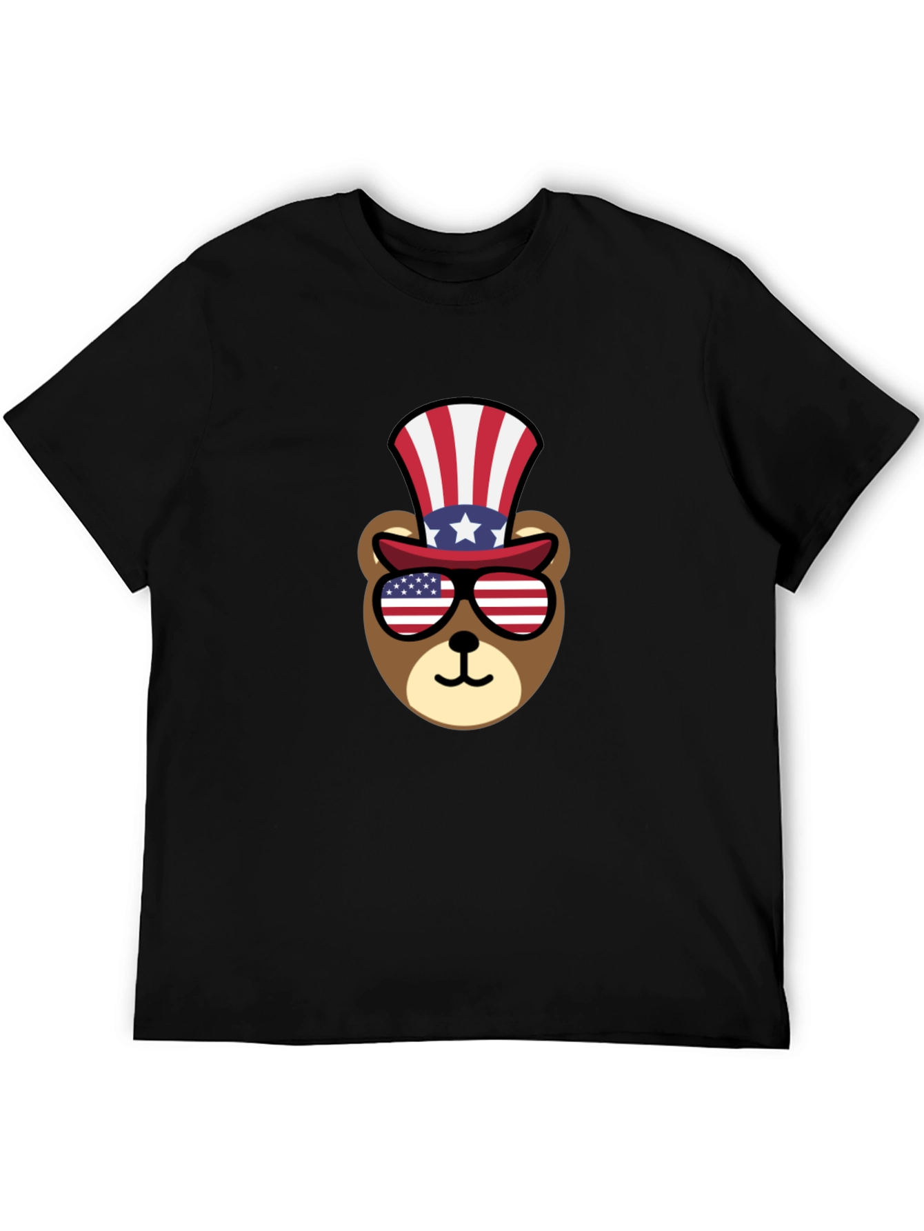 Patriotic Bear T-Shirt - American Pride Tee