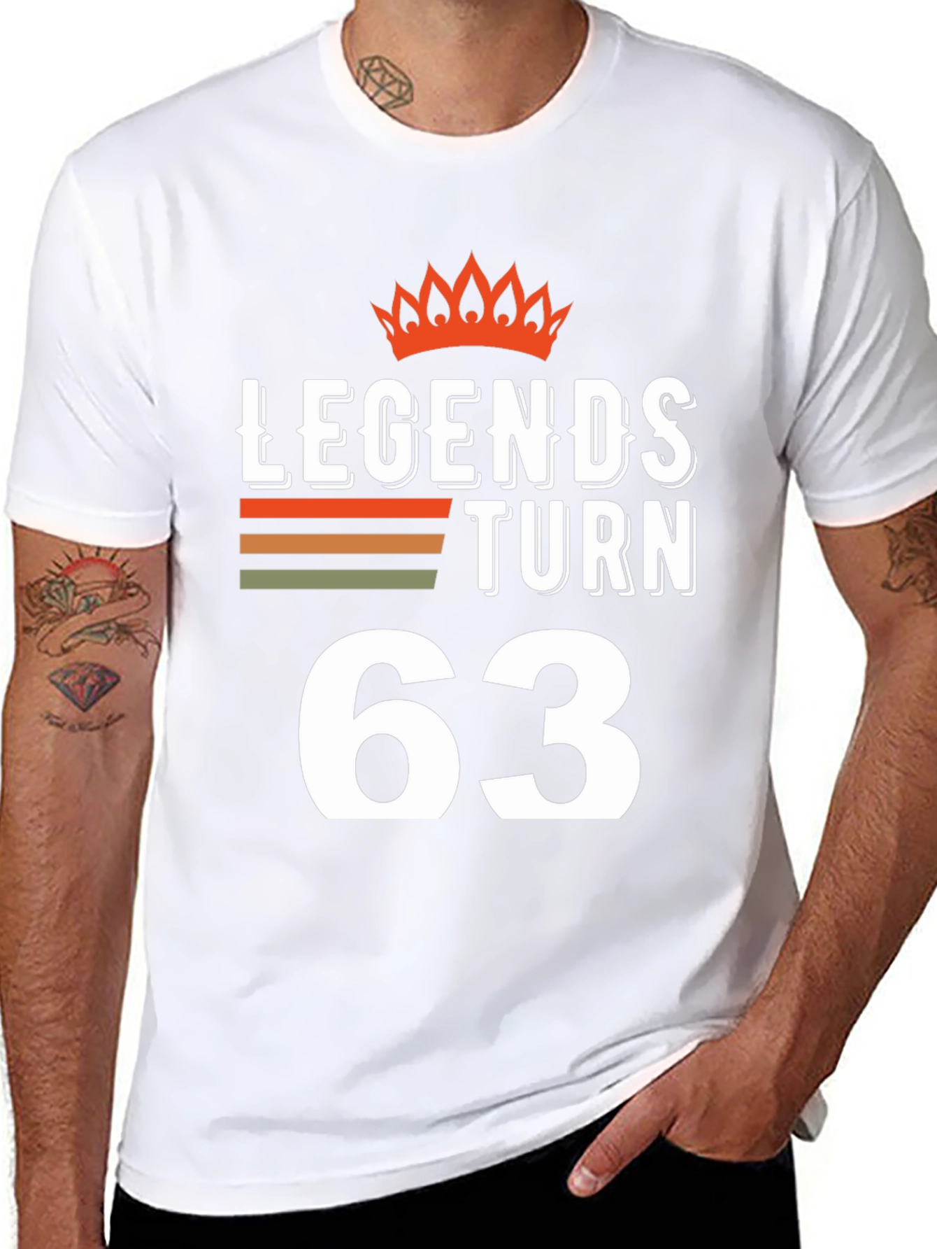 Legends Turn 63 T-Shirt - Birthday Gift