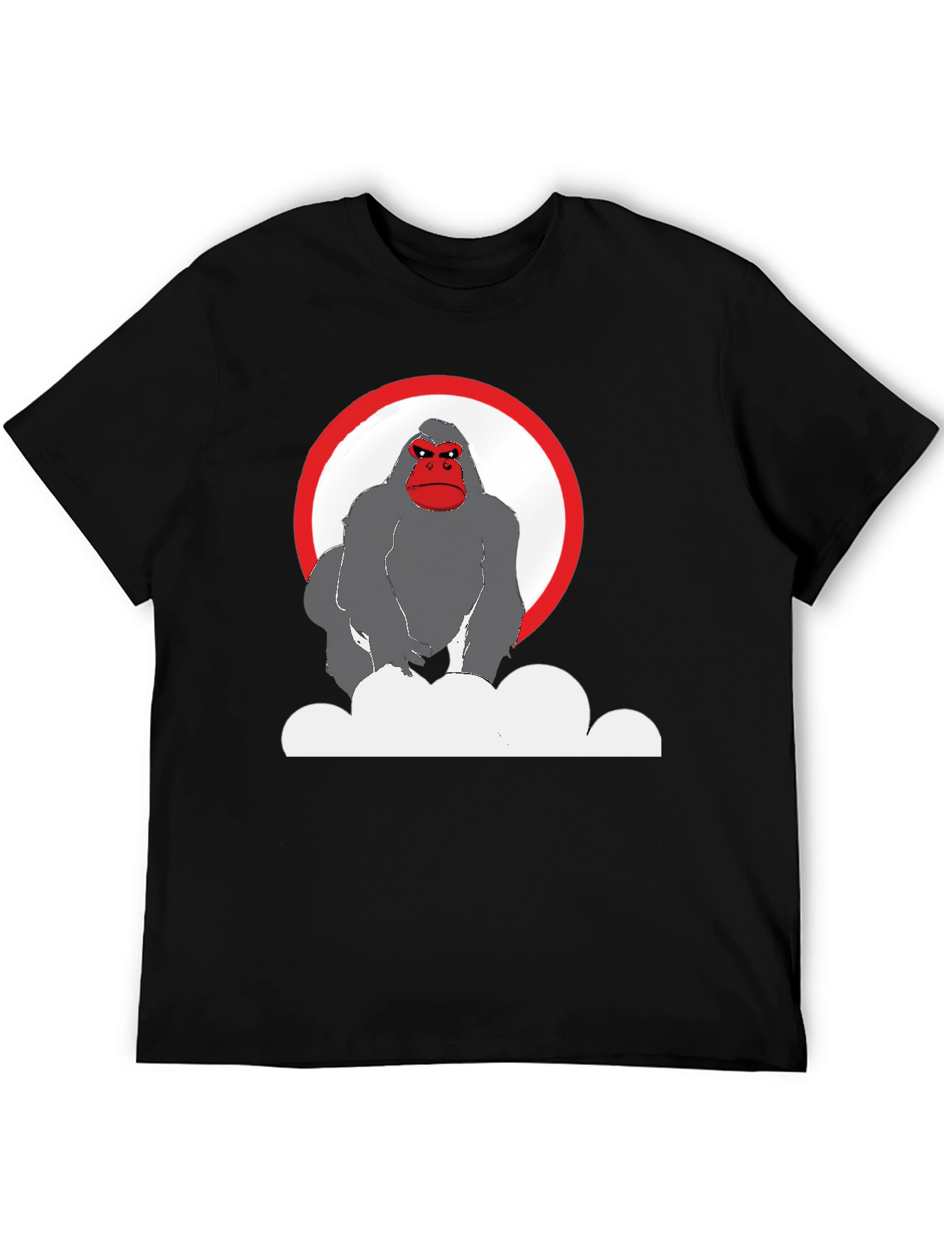 Cool Gorilla Graphic T-Shirt - Black