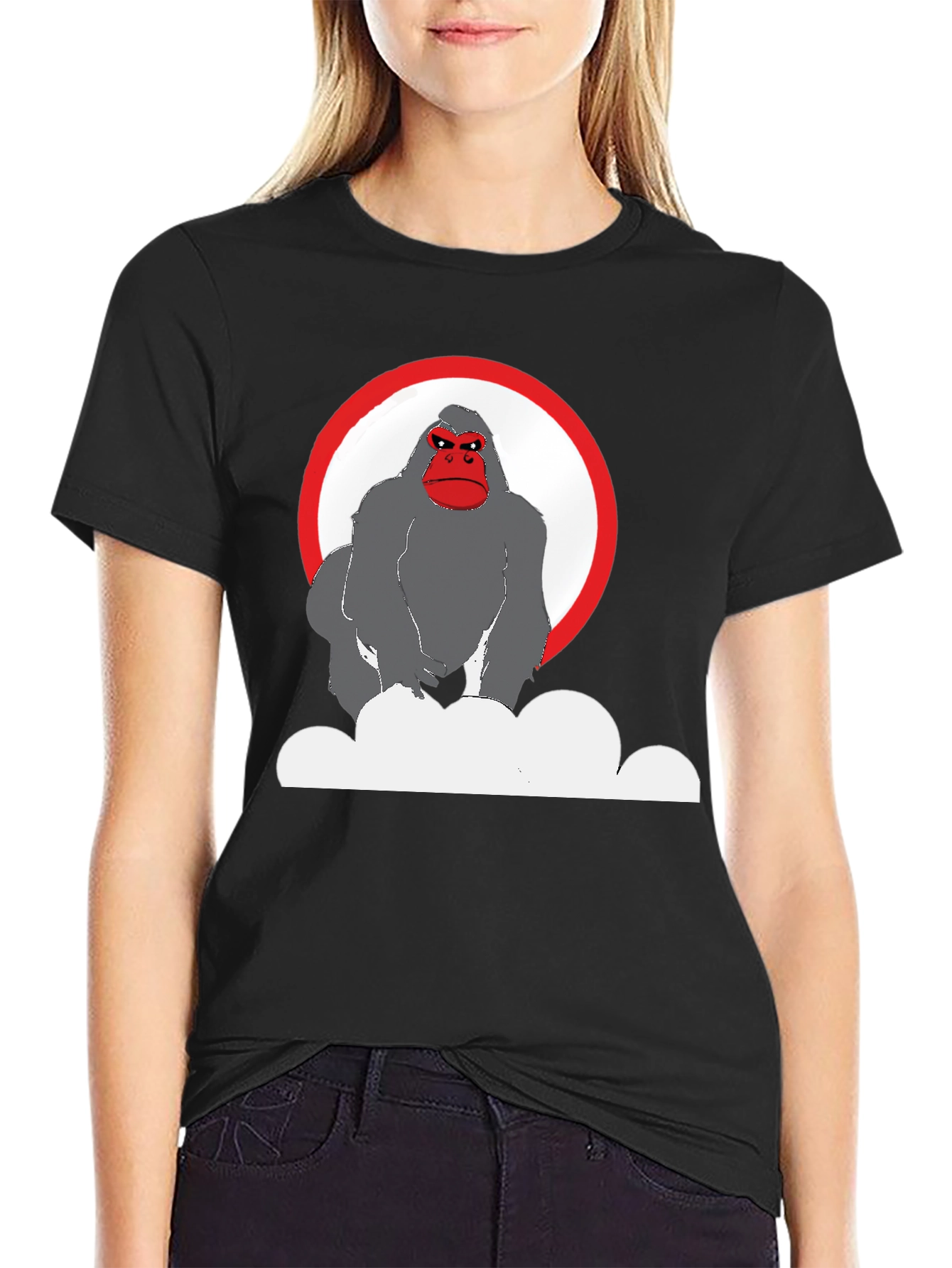 Cool Gorilla Graphic T-Shirt - Black
