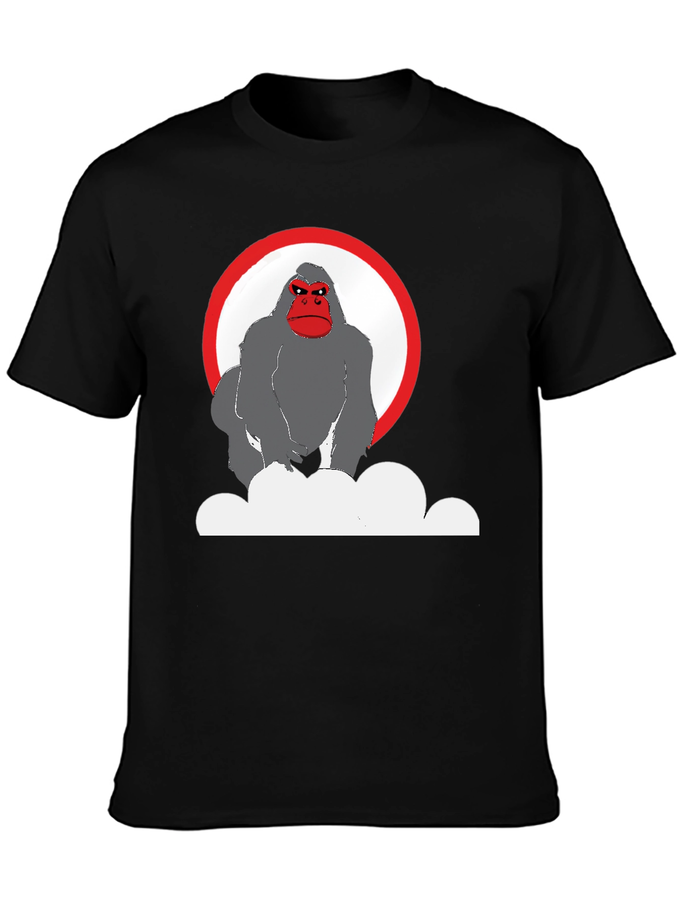 Cool Gorilla Graphic T-Shirt - Black