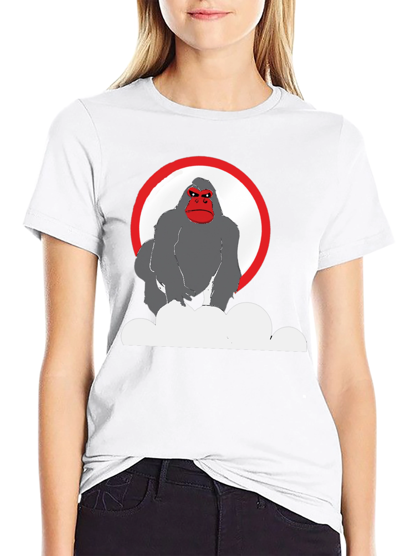Cool Gorilla Graphic T-Shirt - Black