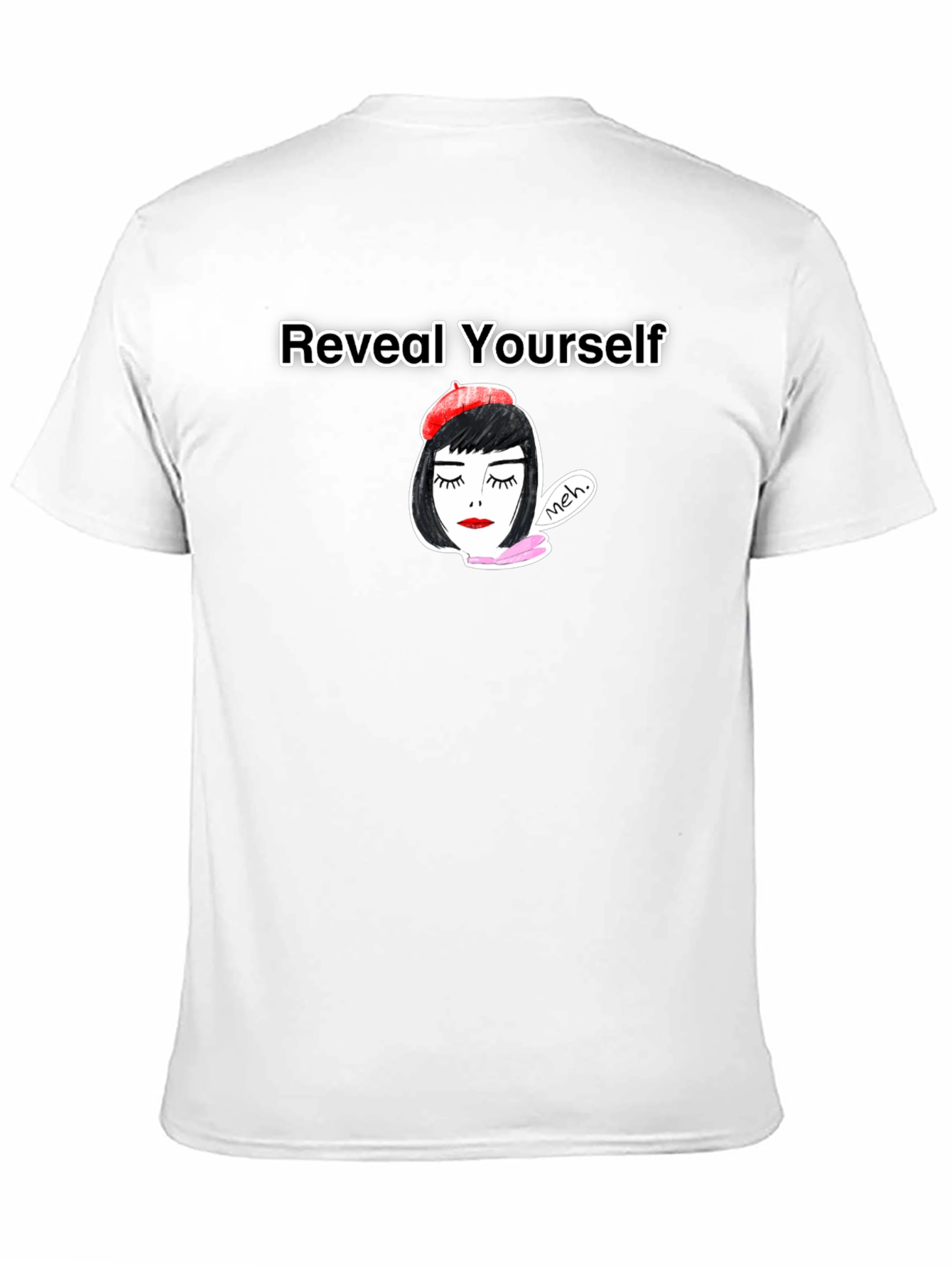 Reveal Yourself Tee: Chic Parisian Design