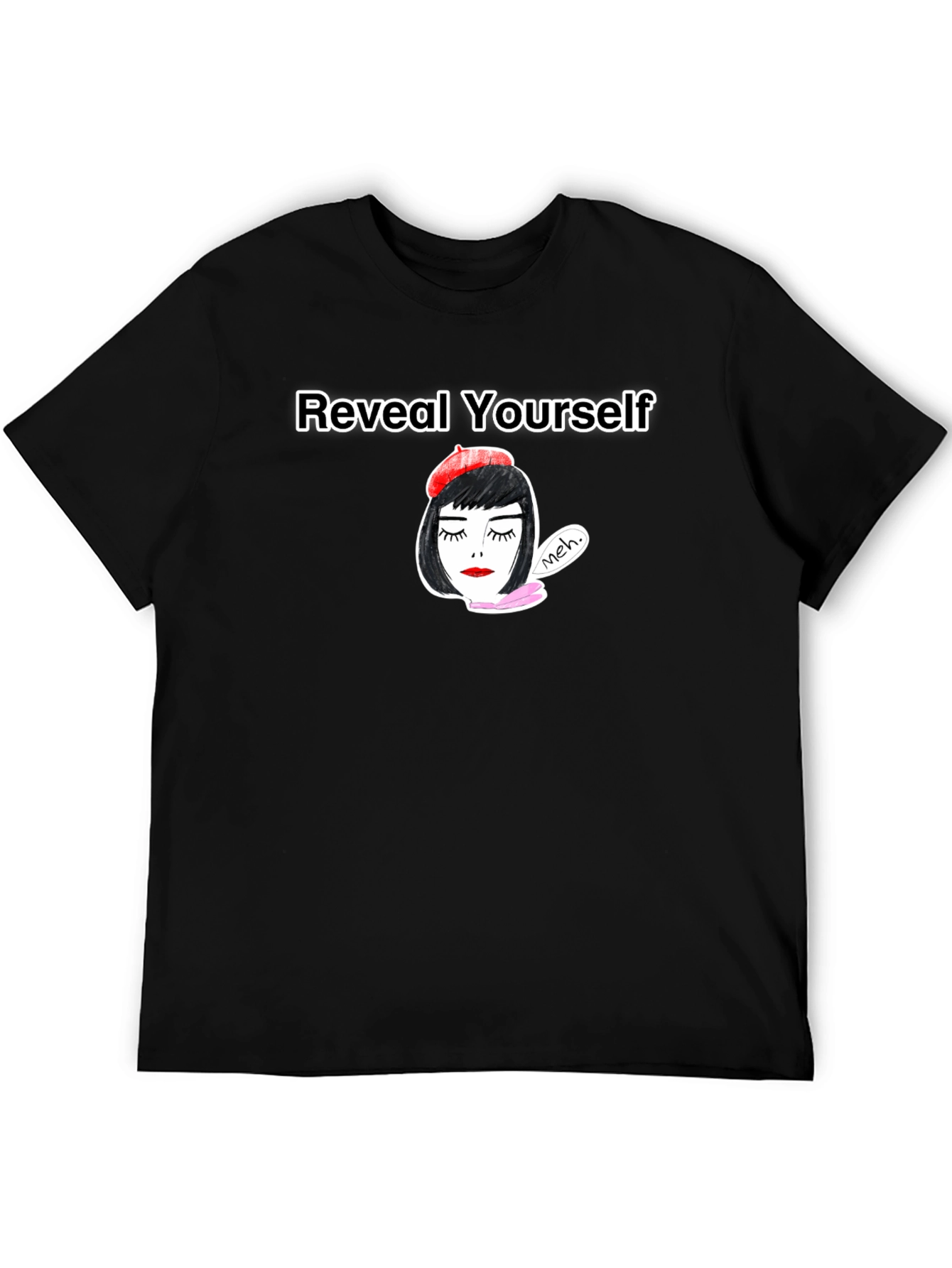 Reveal Yourself Tee: Chic Parisian Design