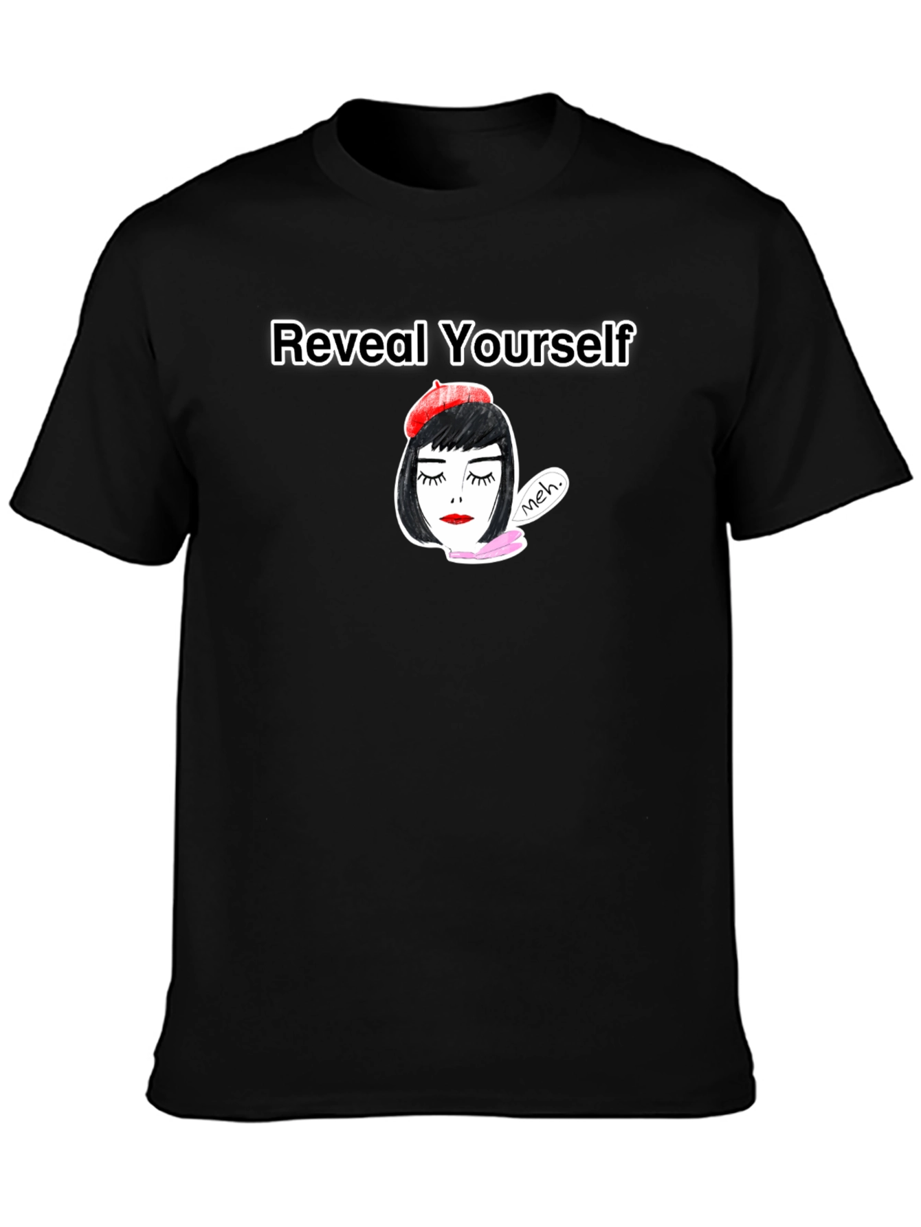 Reveal Yourself Tee: Chic Parisian Design