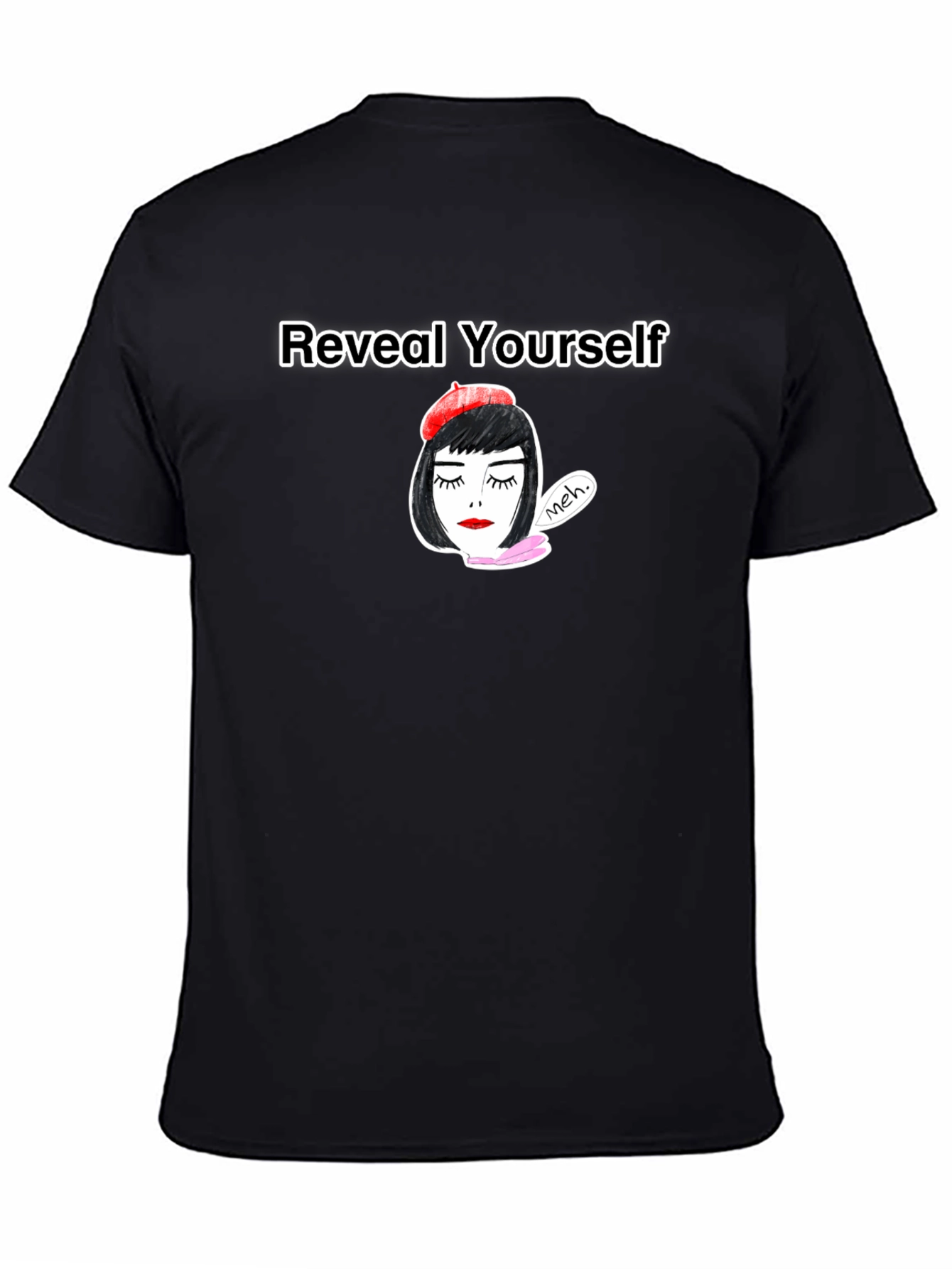 Reveal Yourself Tee: Chic Parisian Design