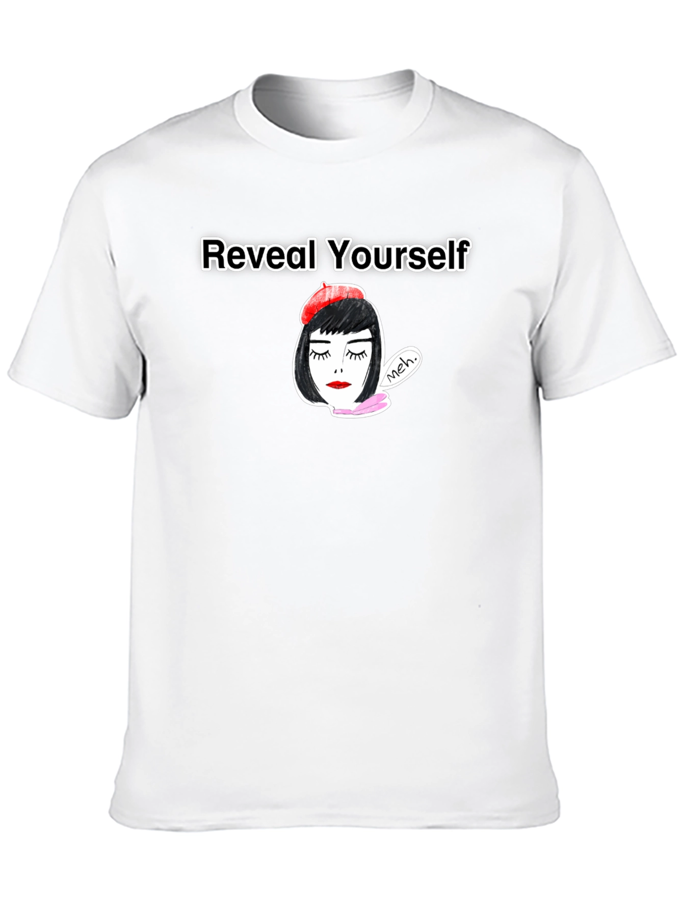 Reveal Yourself Tee: Chic Parisian Design
