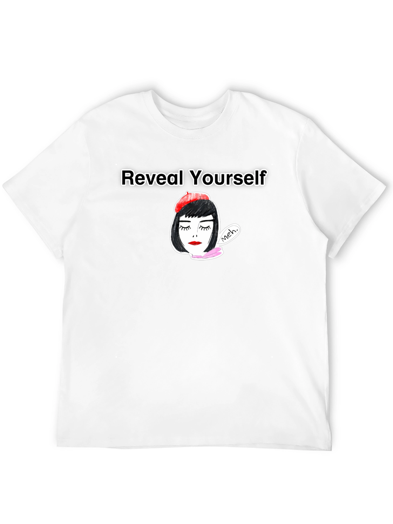 Reveal Yourself Tee: Chic Parisian Design
