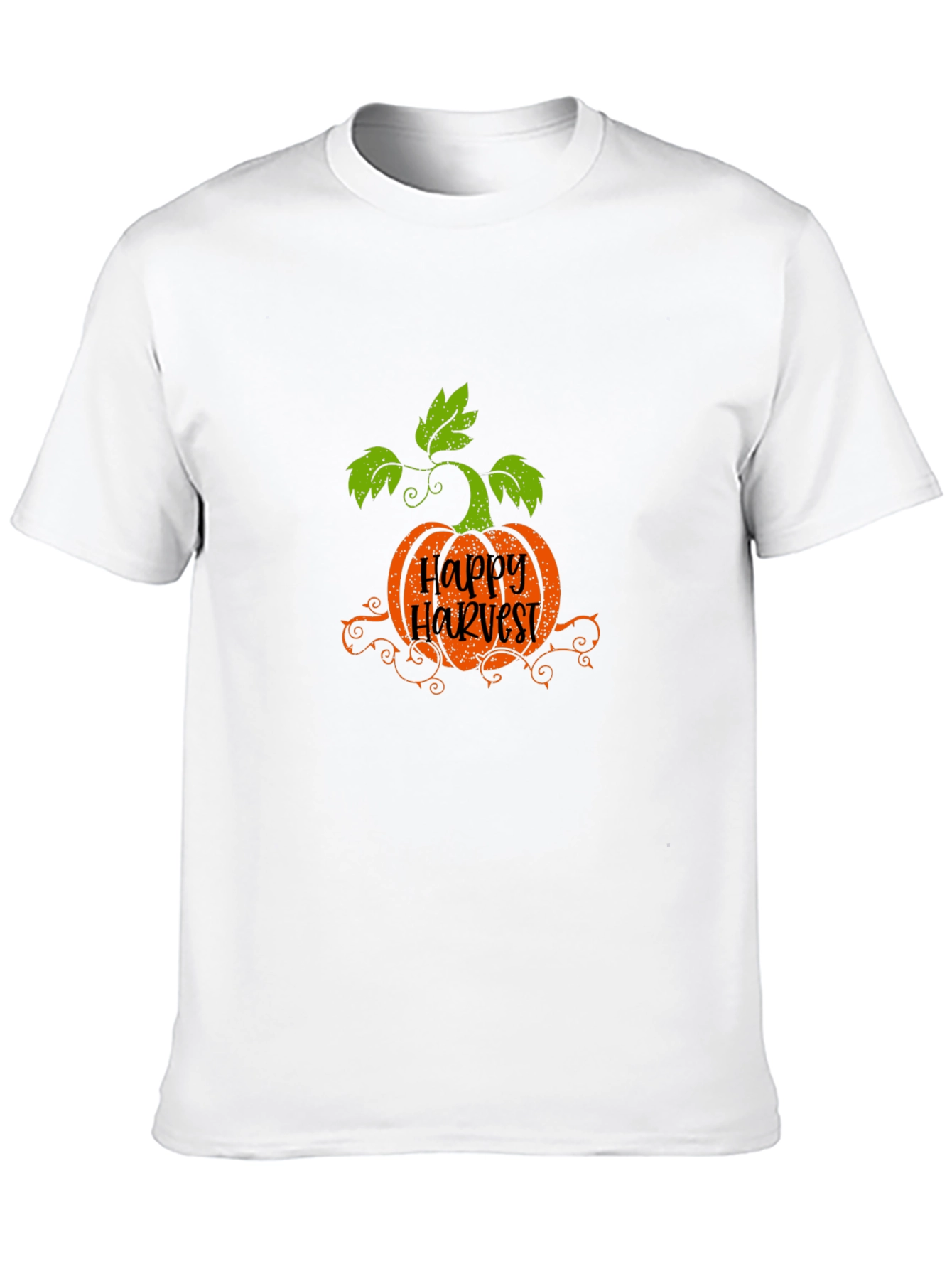 Happy Harvest Pumpkin Graphic T-Shirt