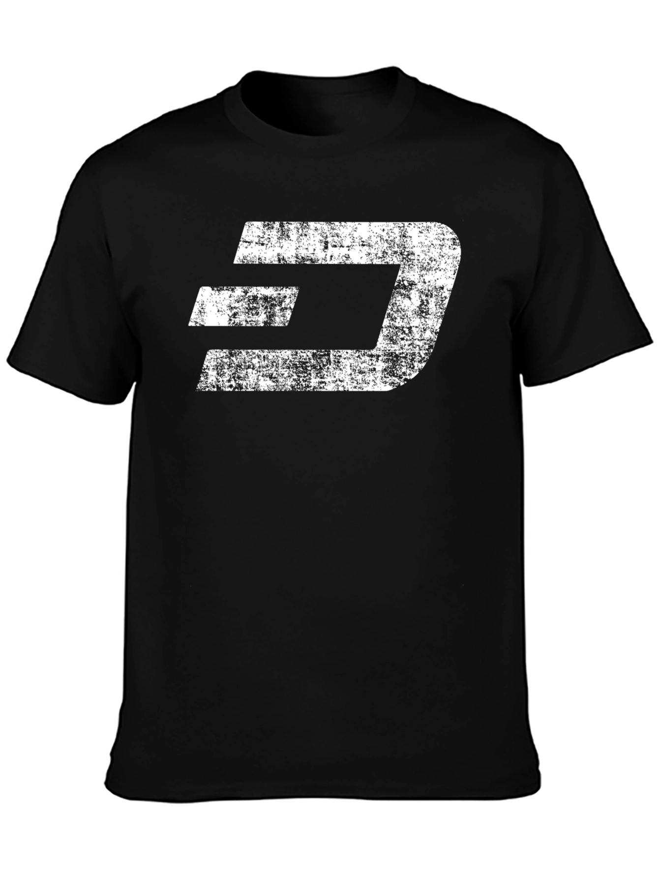 Distressed Style Dash Crypto T-Shirt