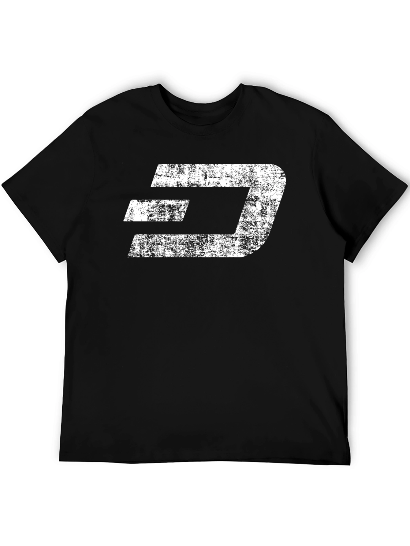 Distressed Style Dash Crypto T-Shirt