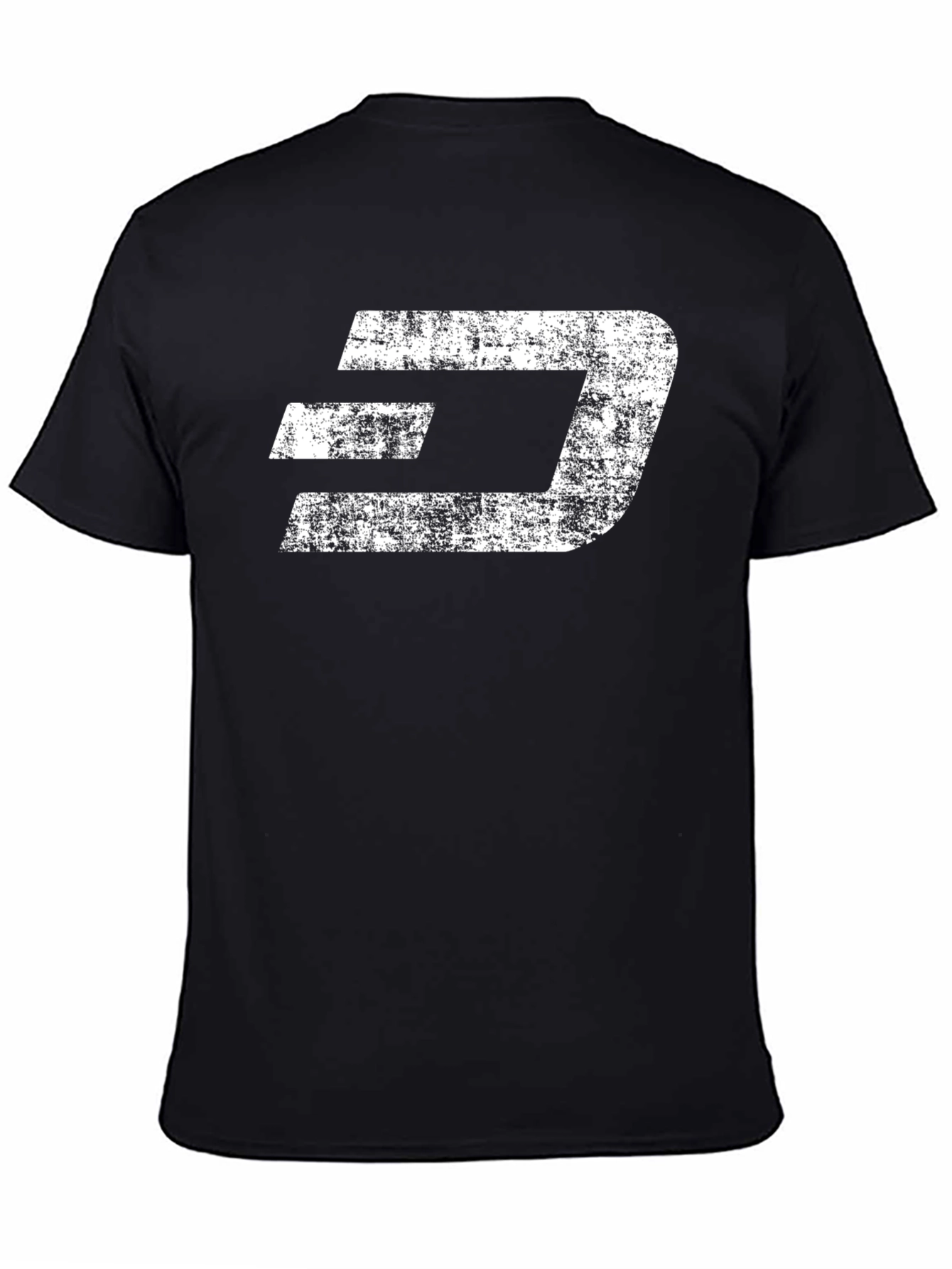 Distressed Style Dash Crypto T-Shirt