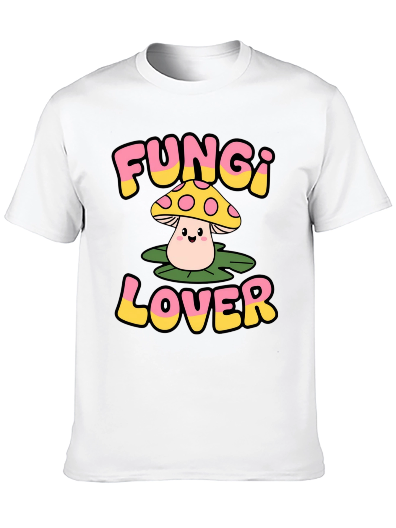 Fungi Lover Graphic Tee - Mushroom T-Shirt