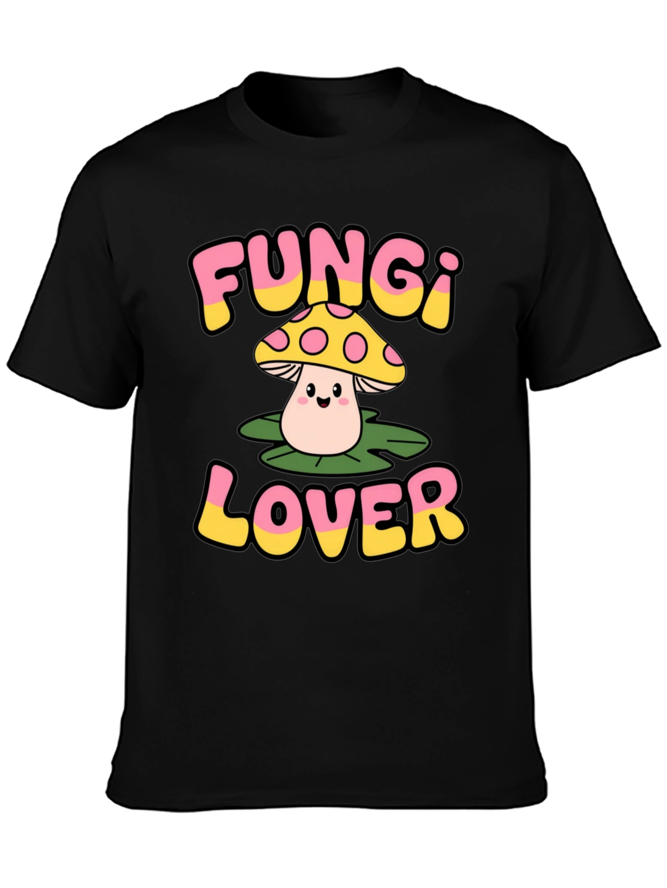 Fungi Lover Graphic Tee - Mushroom T-Shirt