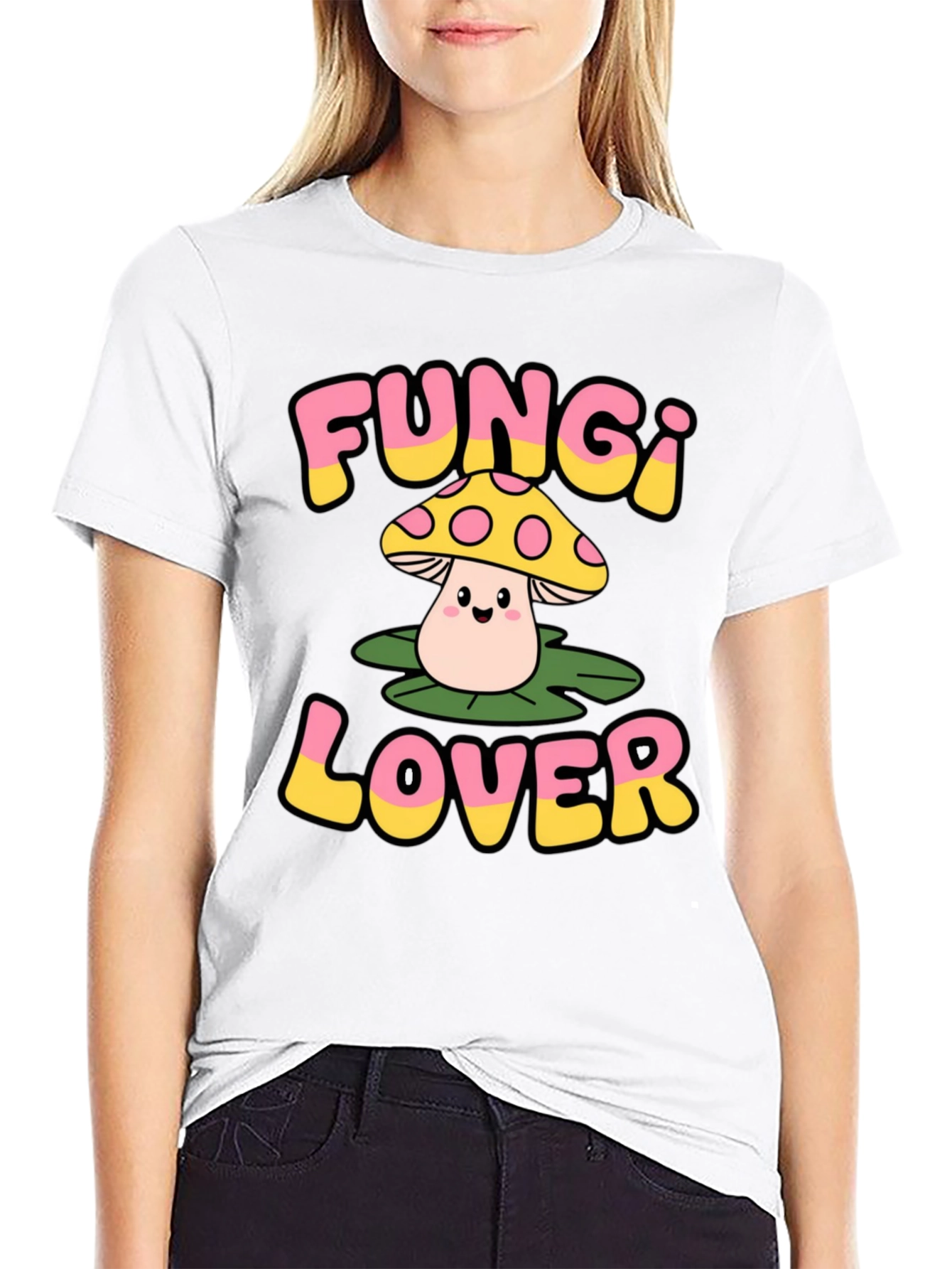 Fungi Lover Graphic Tee - Mushroom T-Shirt