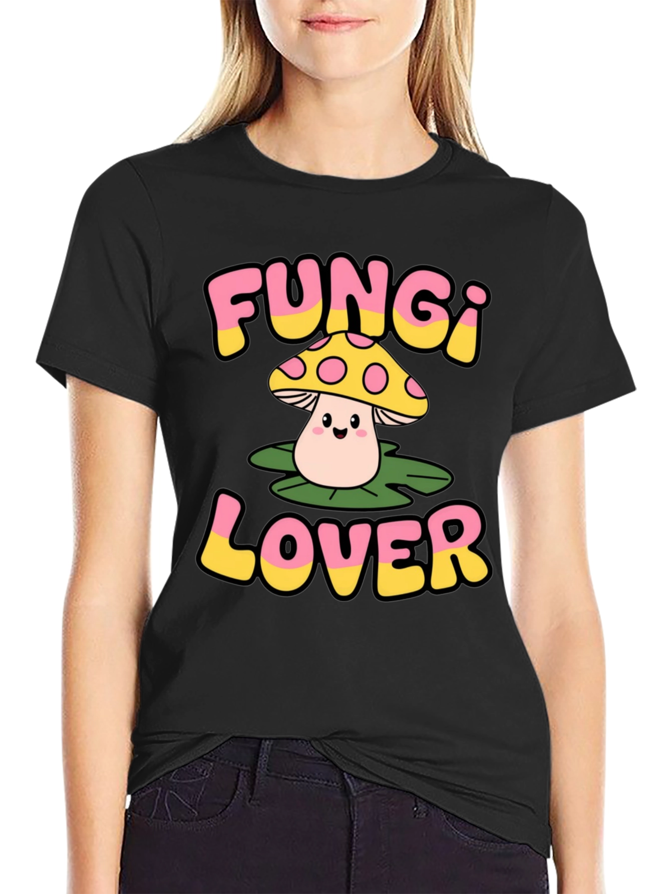 Fungi Lover Graphic Tee - Mushroom T-Shirt