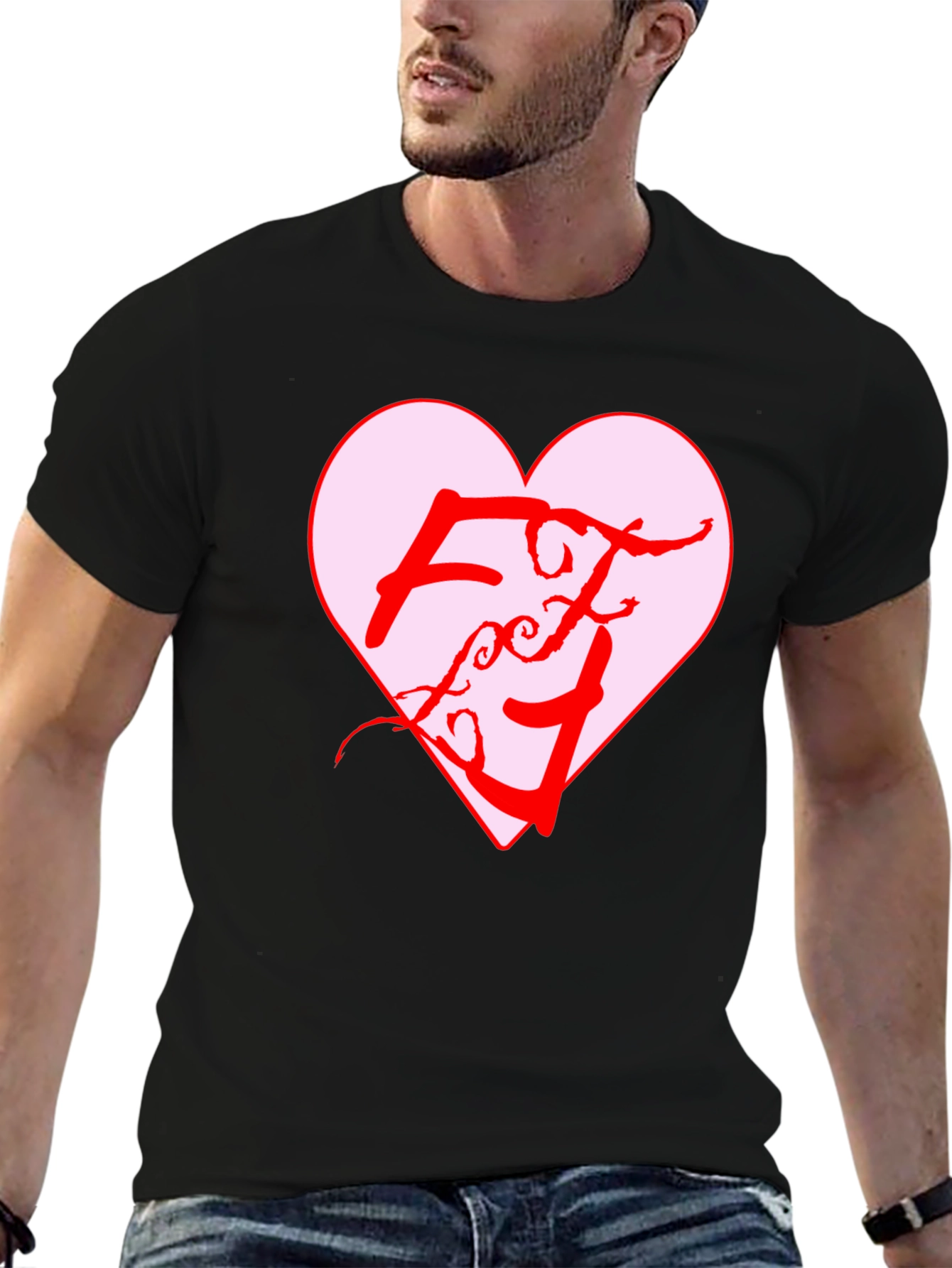 Heart Logo Black T-Shirt