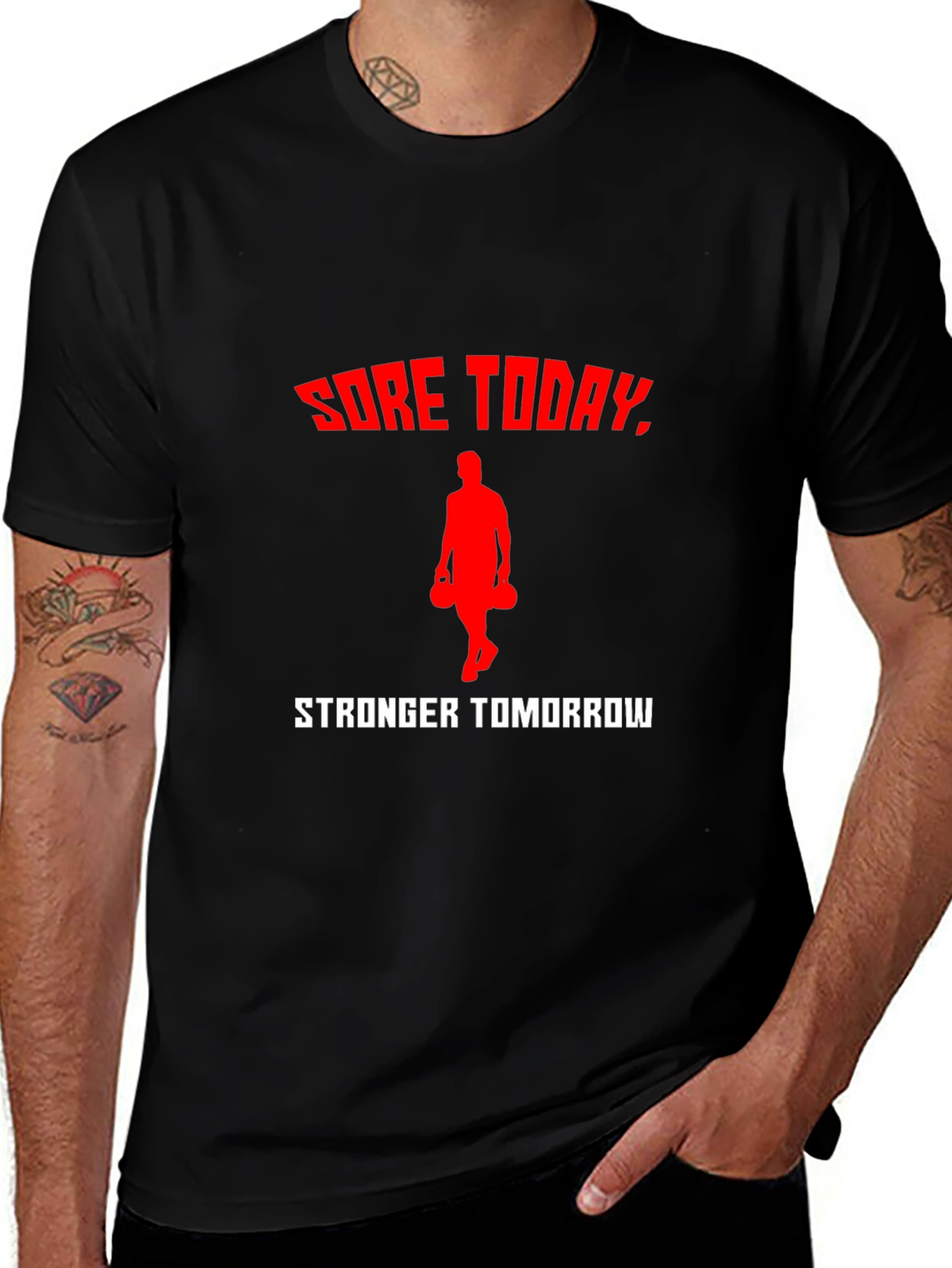 Sore Today Stronger Tomorrow Workout T-Shirt