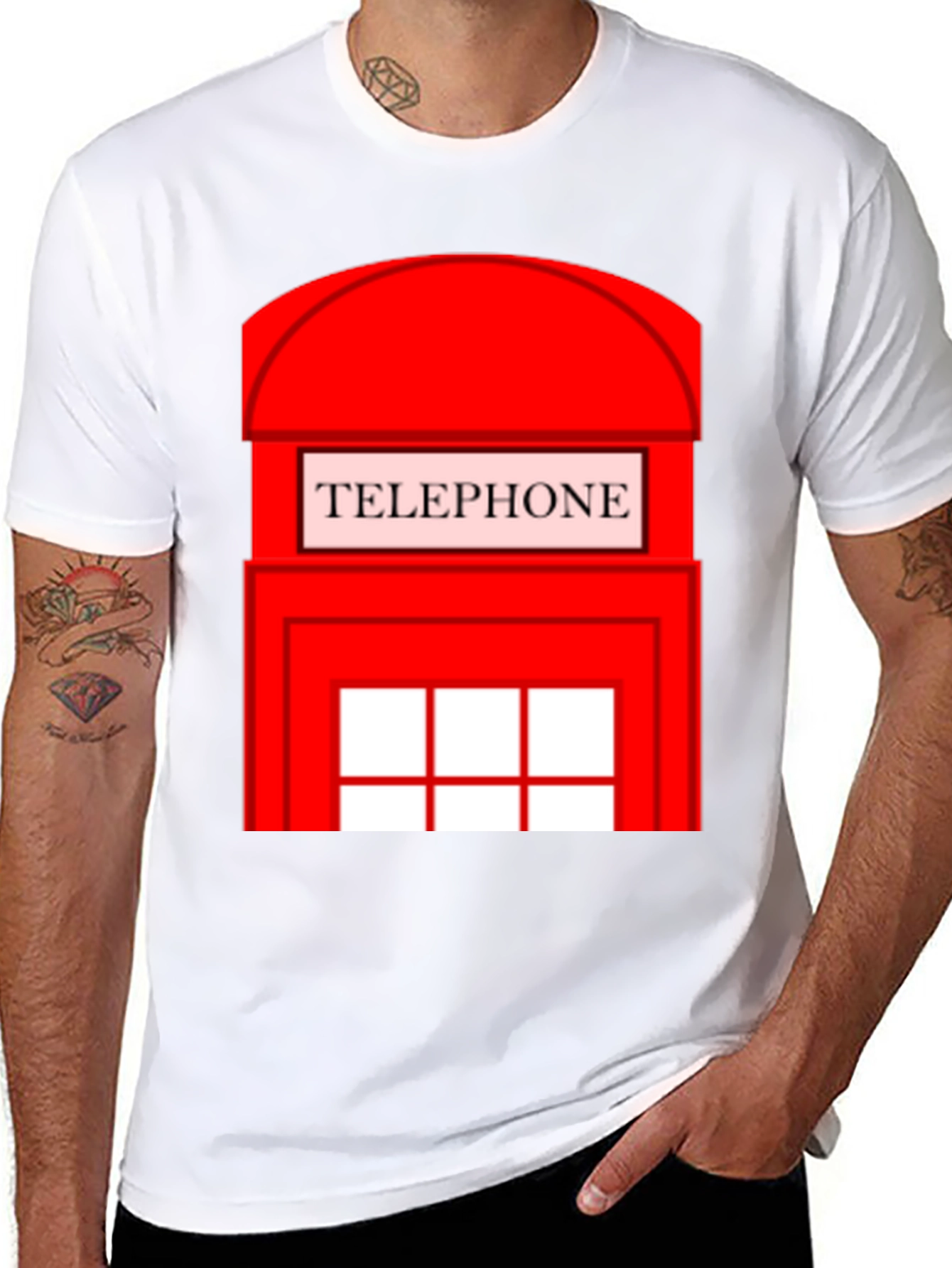 Red Telephone Booth T-Shirt