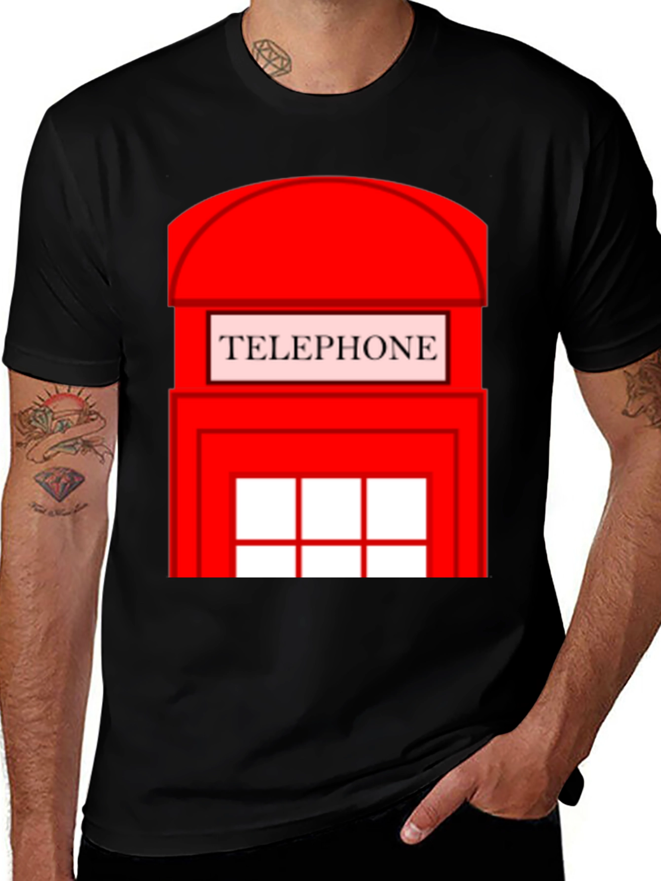 Red Telephone Booth T-Shirt