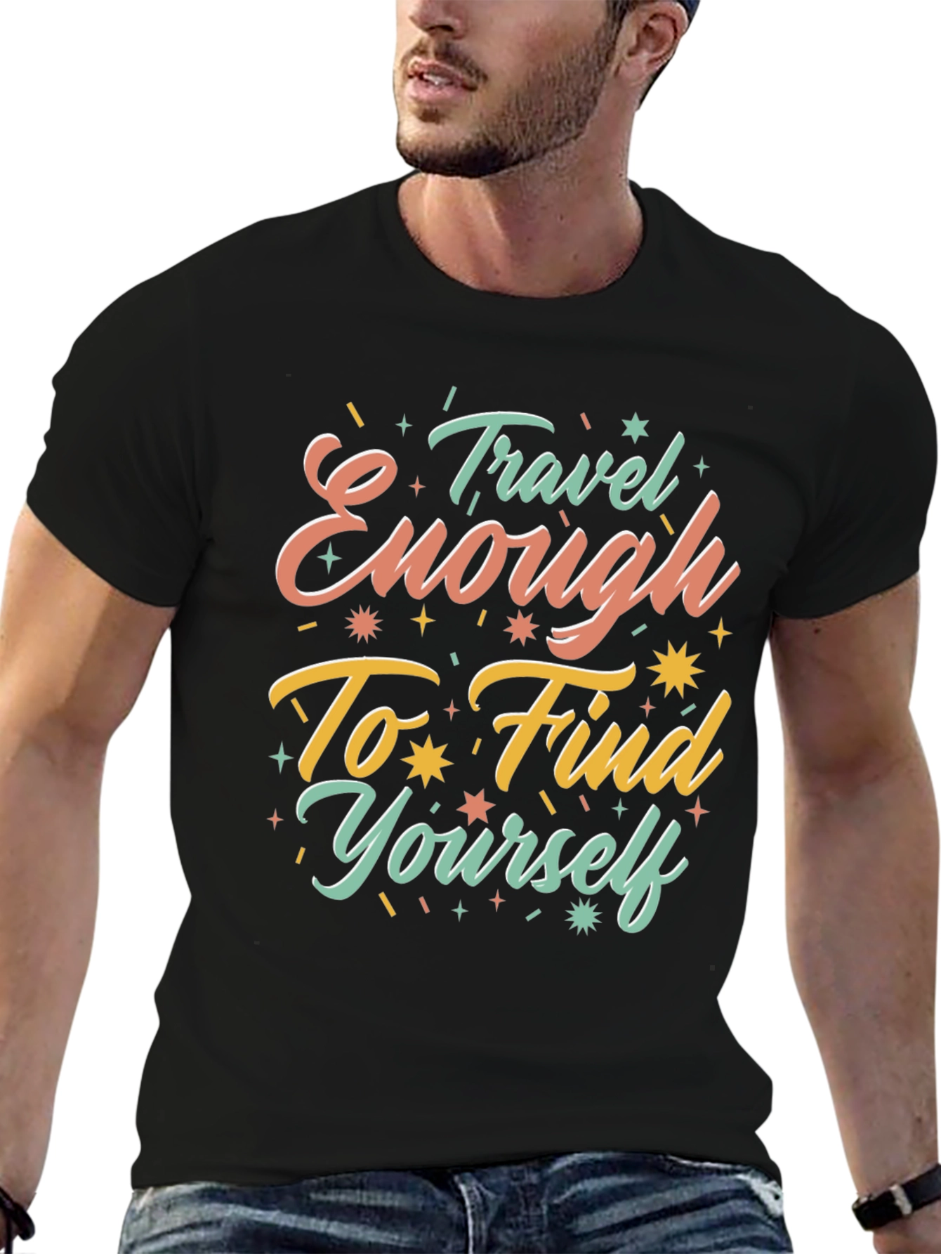 Travel Enough to Find Yourself Graphic Tee