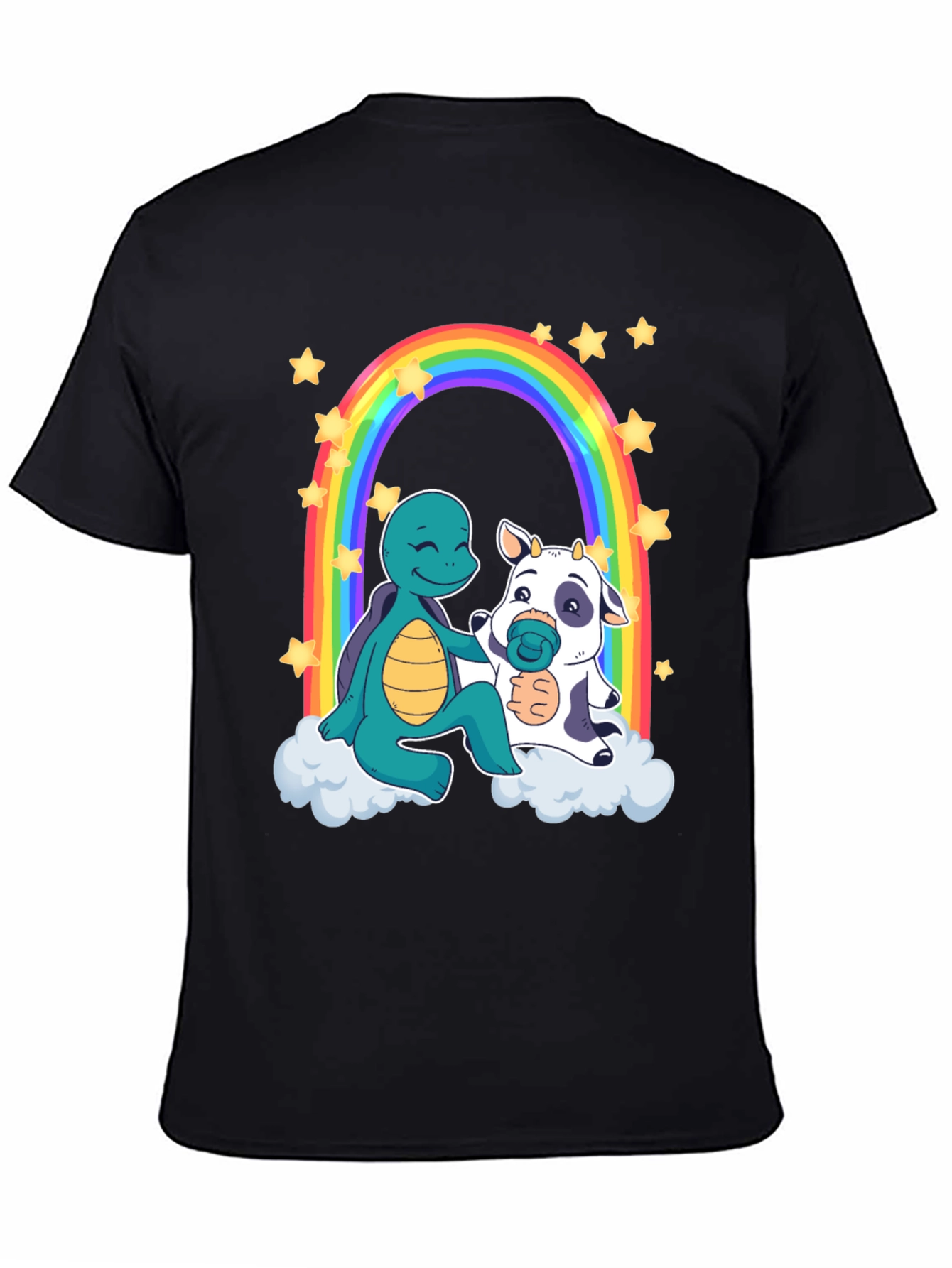 Turtle & Cow Rainbow T-Shirt