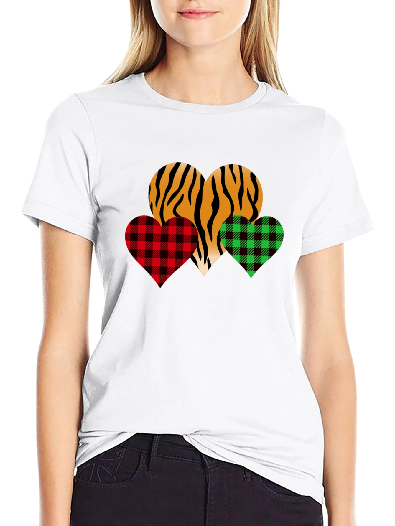 Heart Patterned T-Shirt