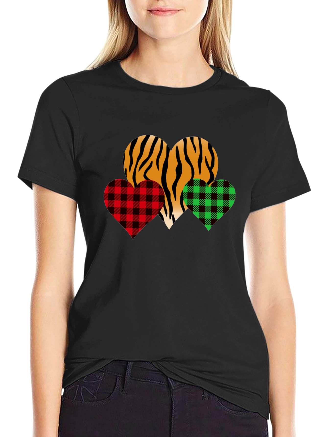 Heart Patterned T-Shirt
