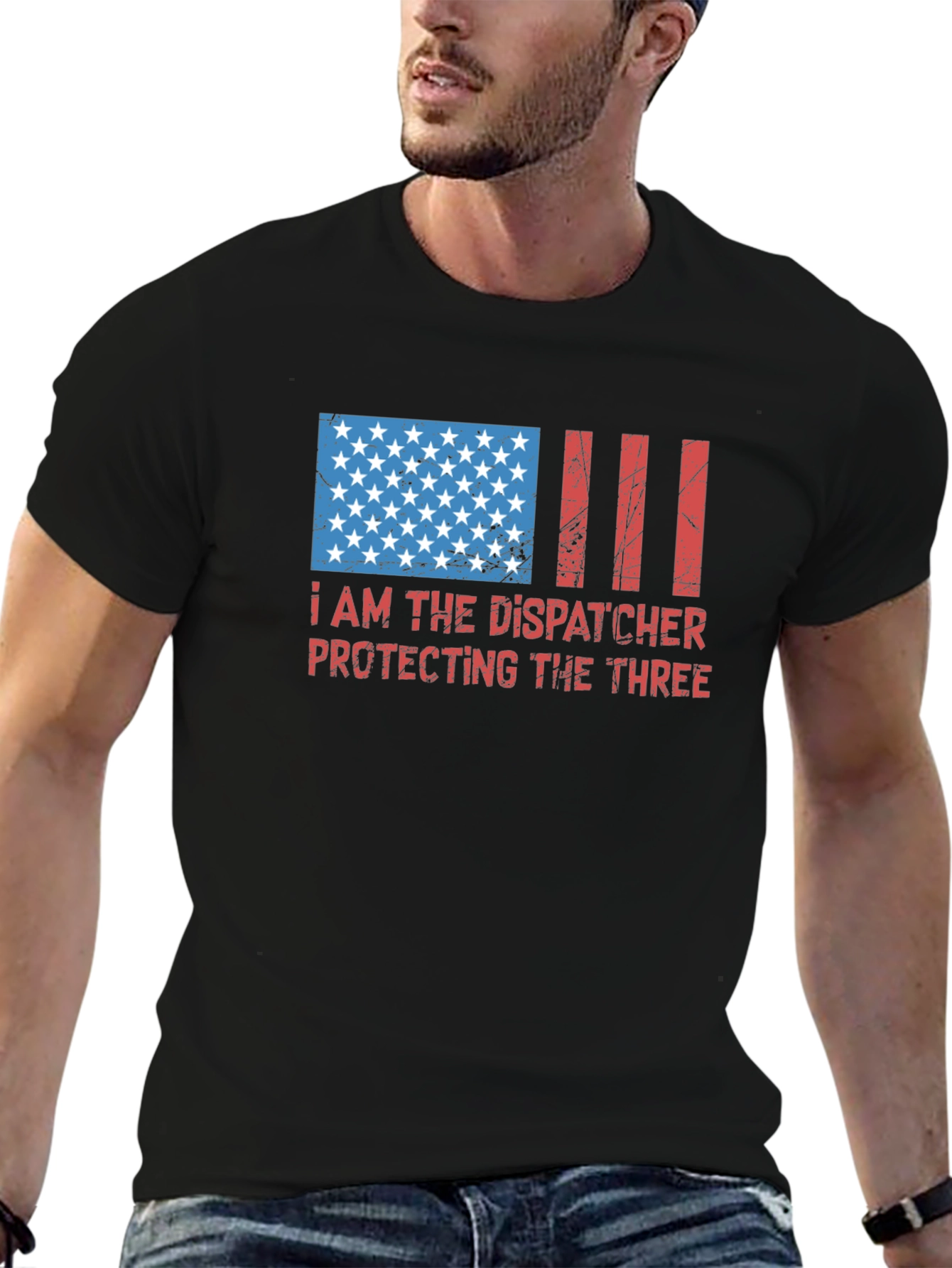 Dispatcher Protecting The Three T-Shirt