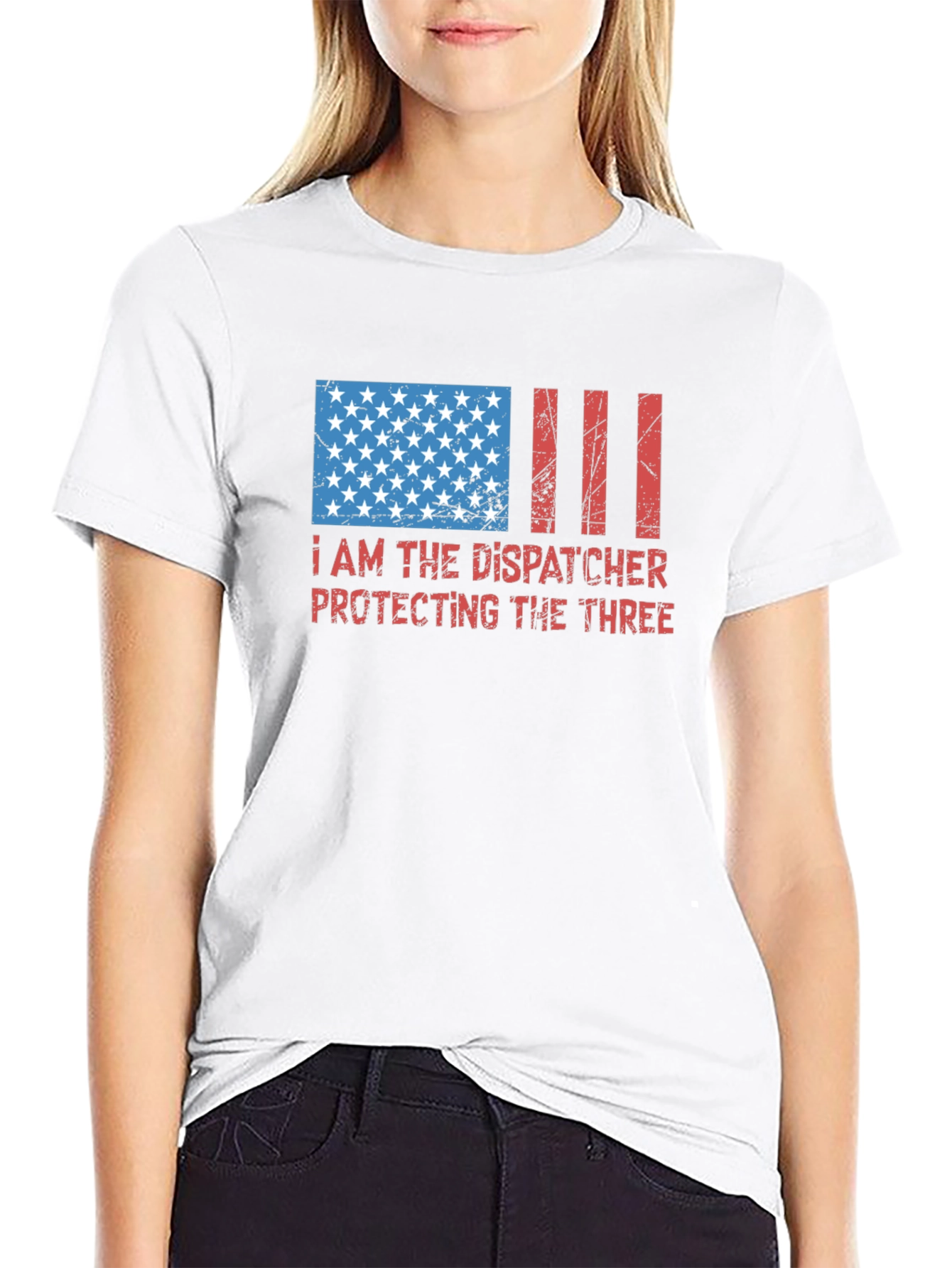 Dispatcher Protecting The Three T-Shirt