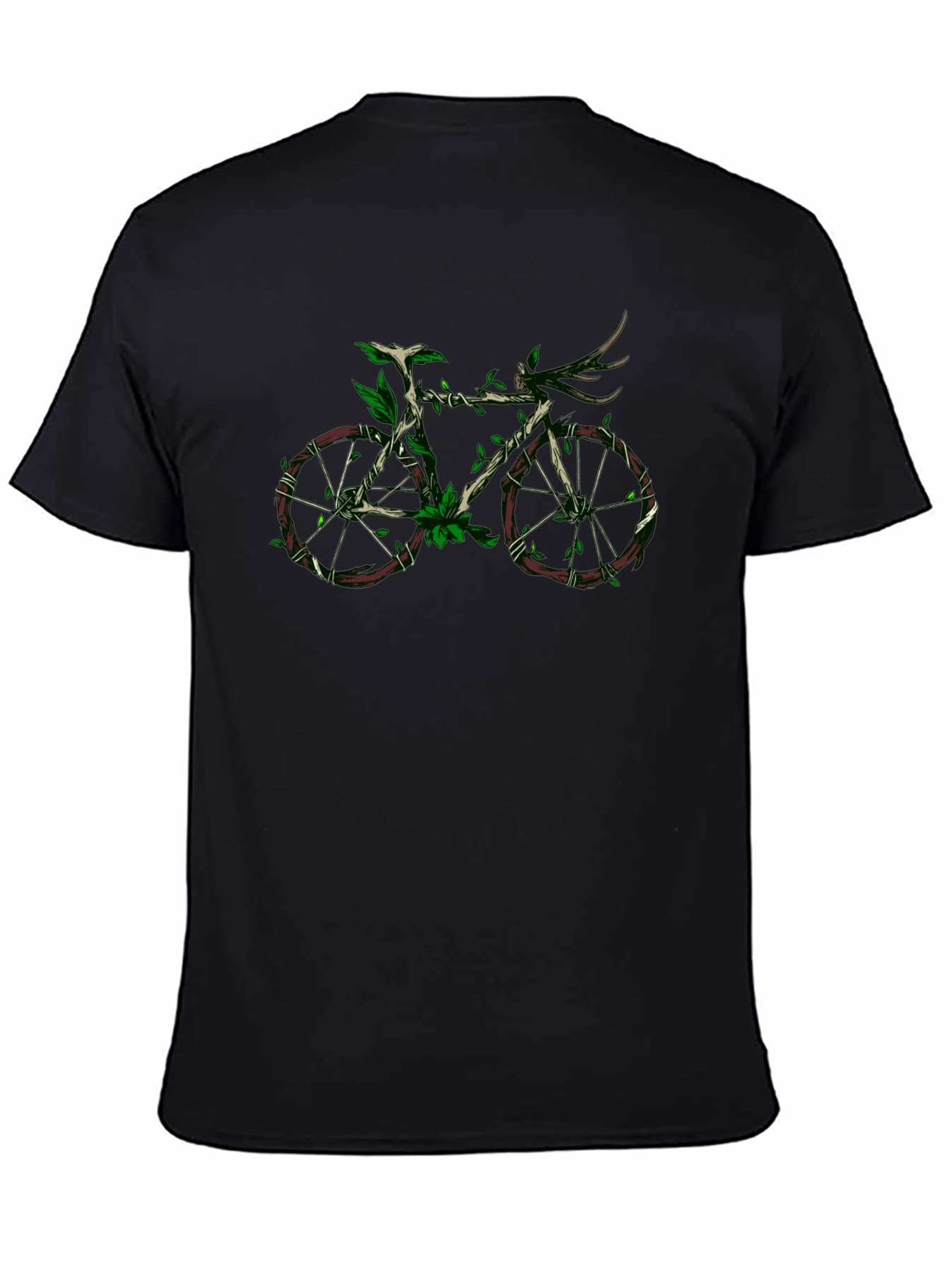 Nature Bike Graphic Tee - Eco-Friendly Design