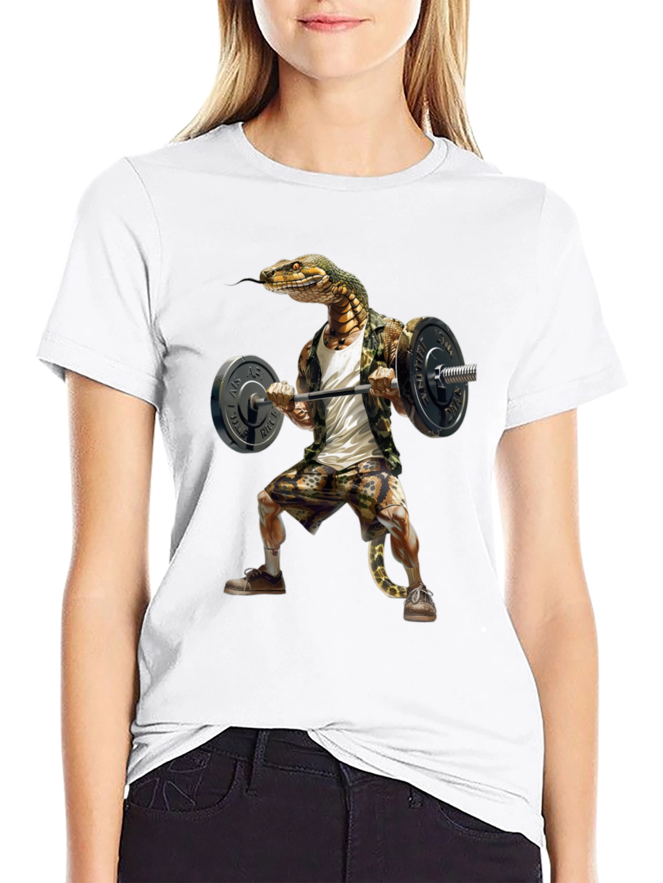 Snake Gym T-Shirt - Funny Fitness Apparel