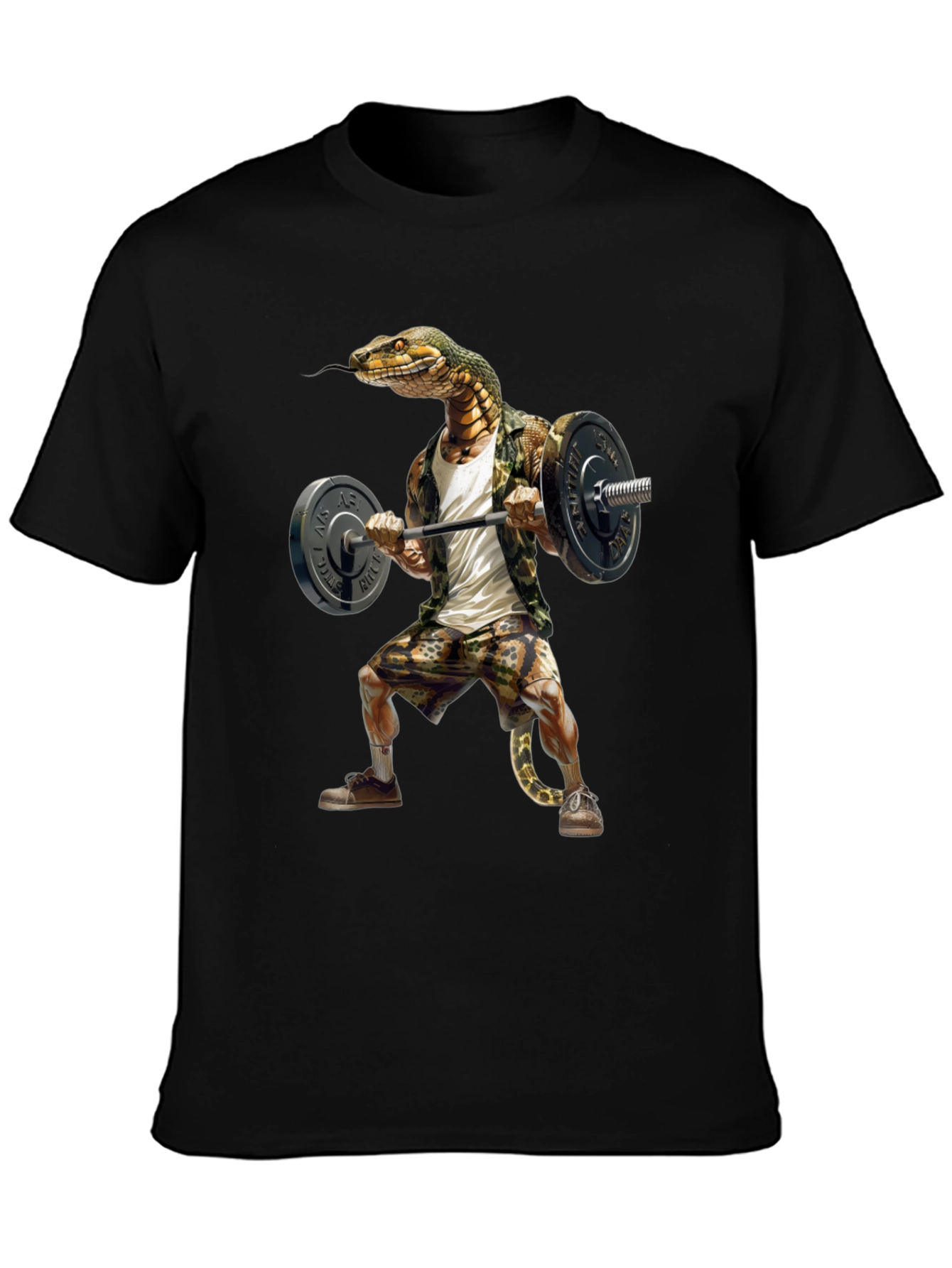 Snake Gym T-Shirt - Funny Fitness Apparel
