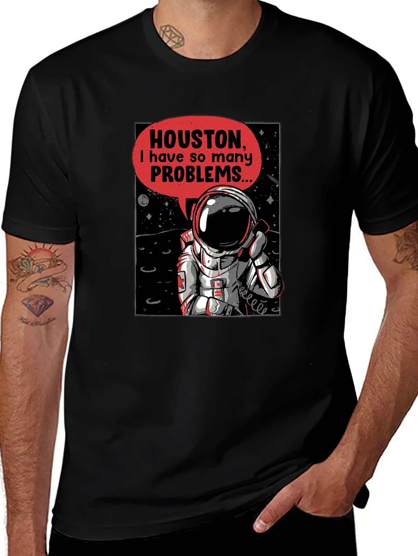 Houston Astronaut T-Shirt - Space Humor Tee