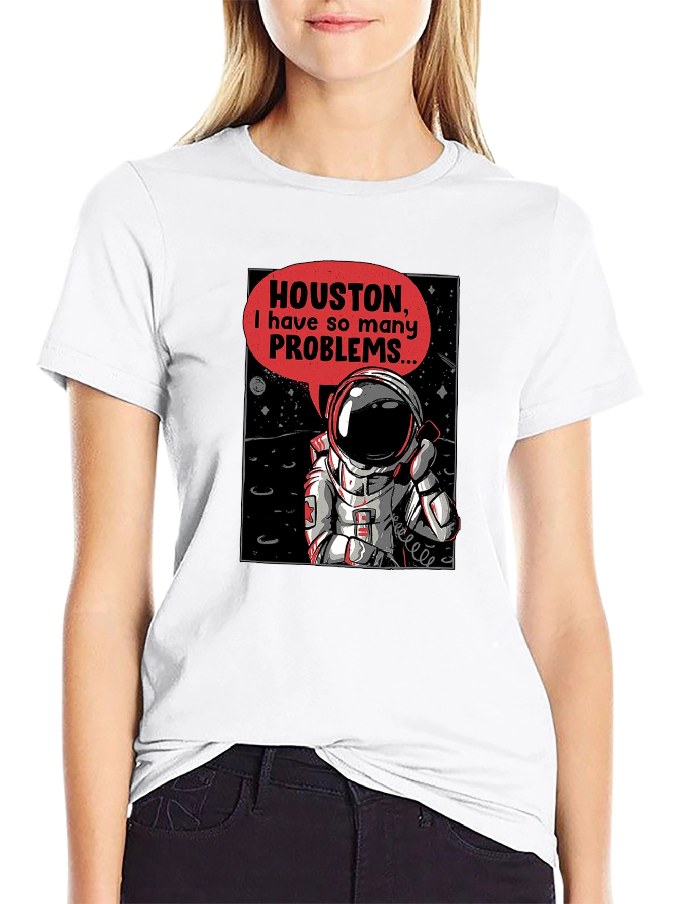 Houston Astronaut T-Shirt - Space Humor Tee