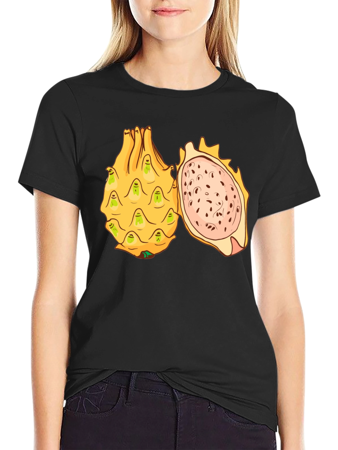 Dragon Fruit Graphic T-Shirt - Unique Fruit Design