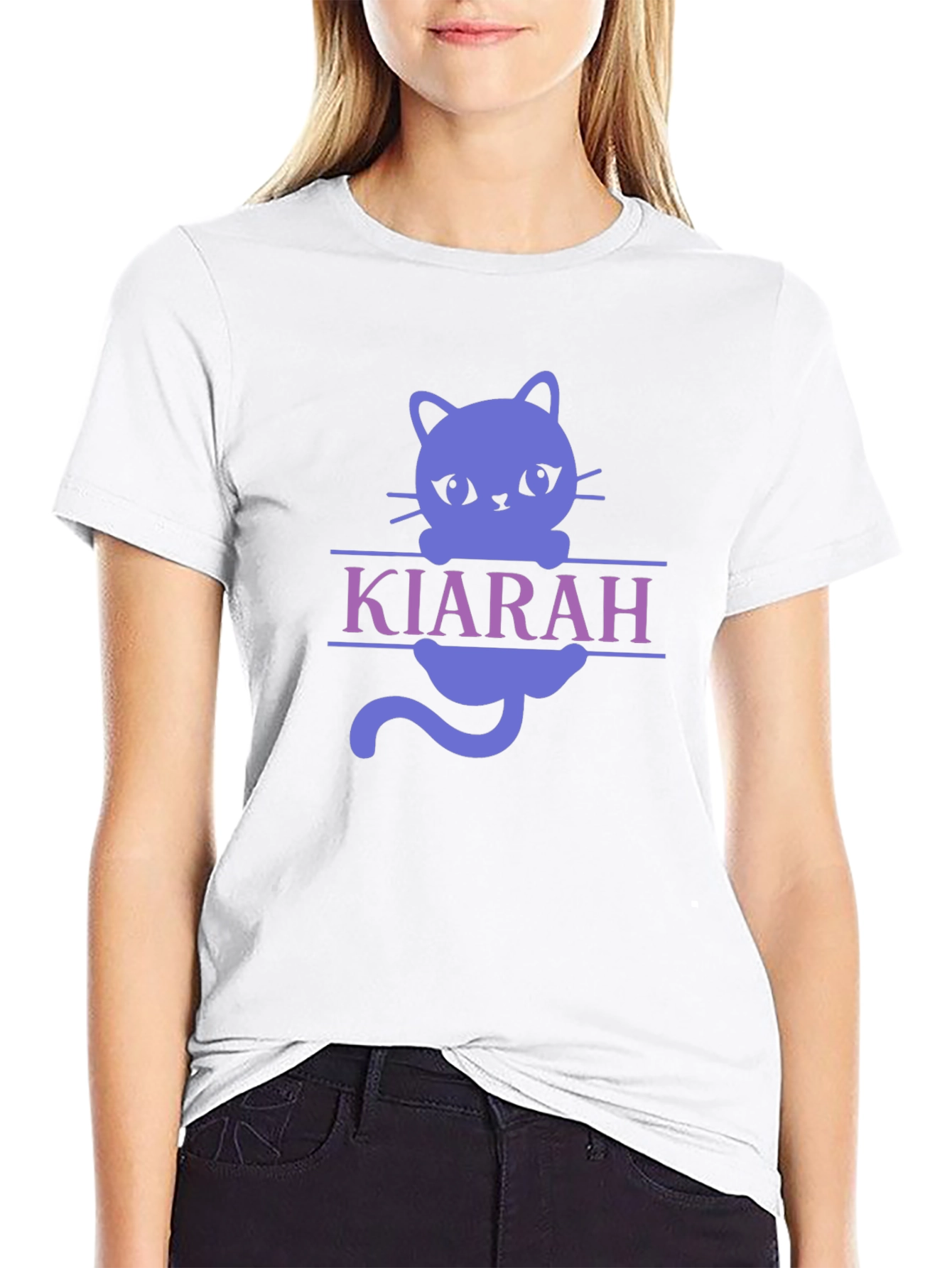 Personalized Cat T-Shirt - Kiarah Cat Design
