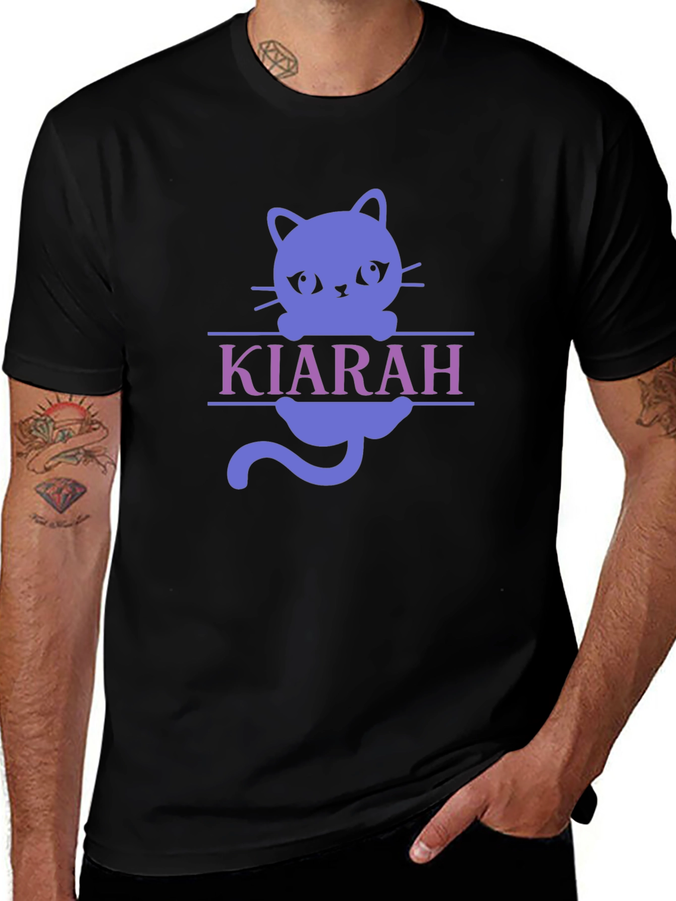 Personalized Cat T-Shirt - Kiarah Cat Design