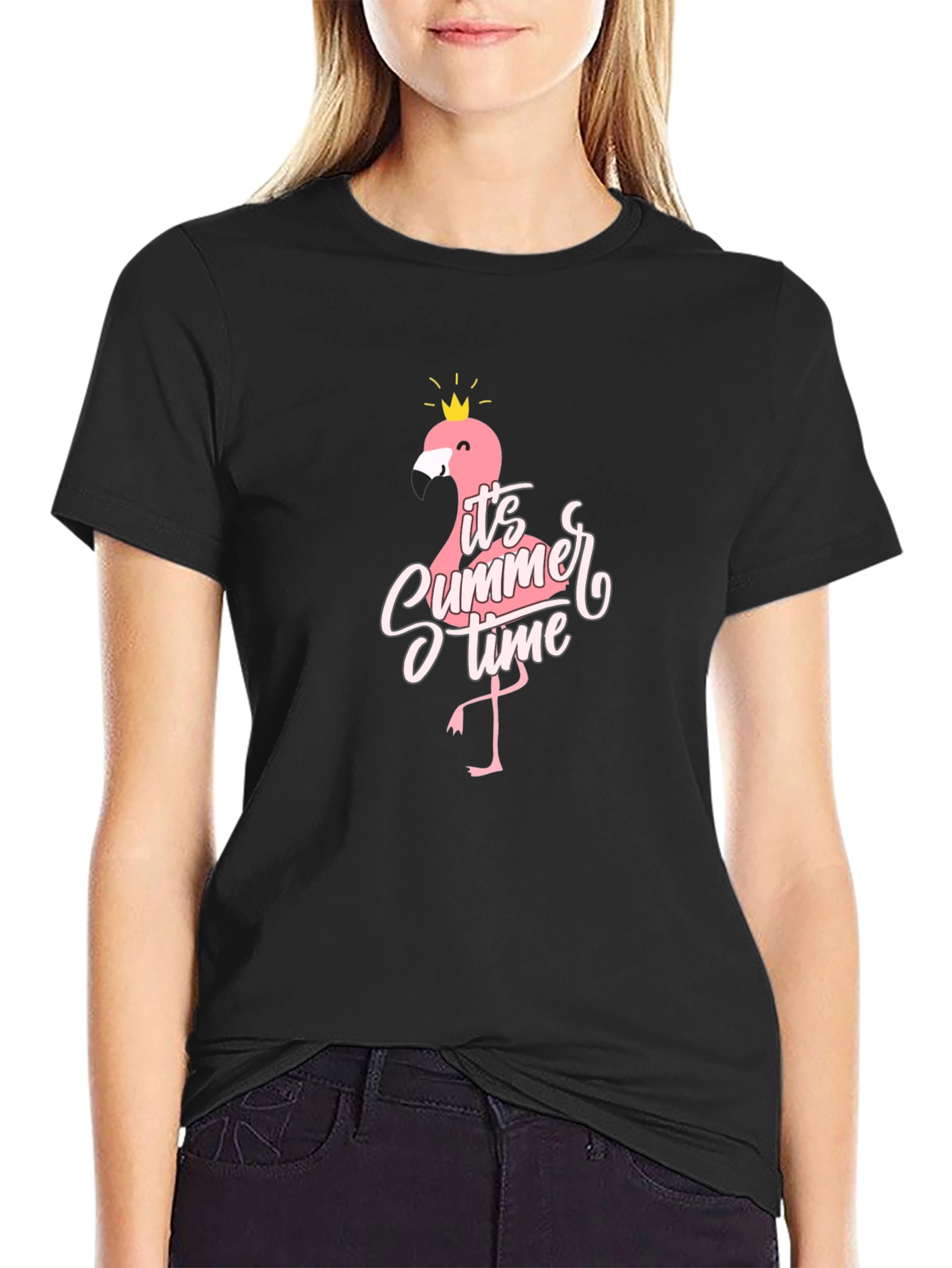 Summer Flamingo Graphic Tee
