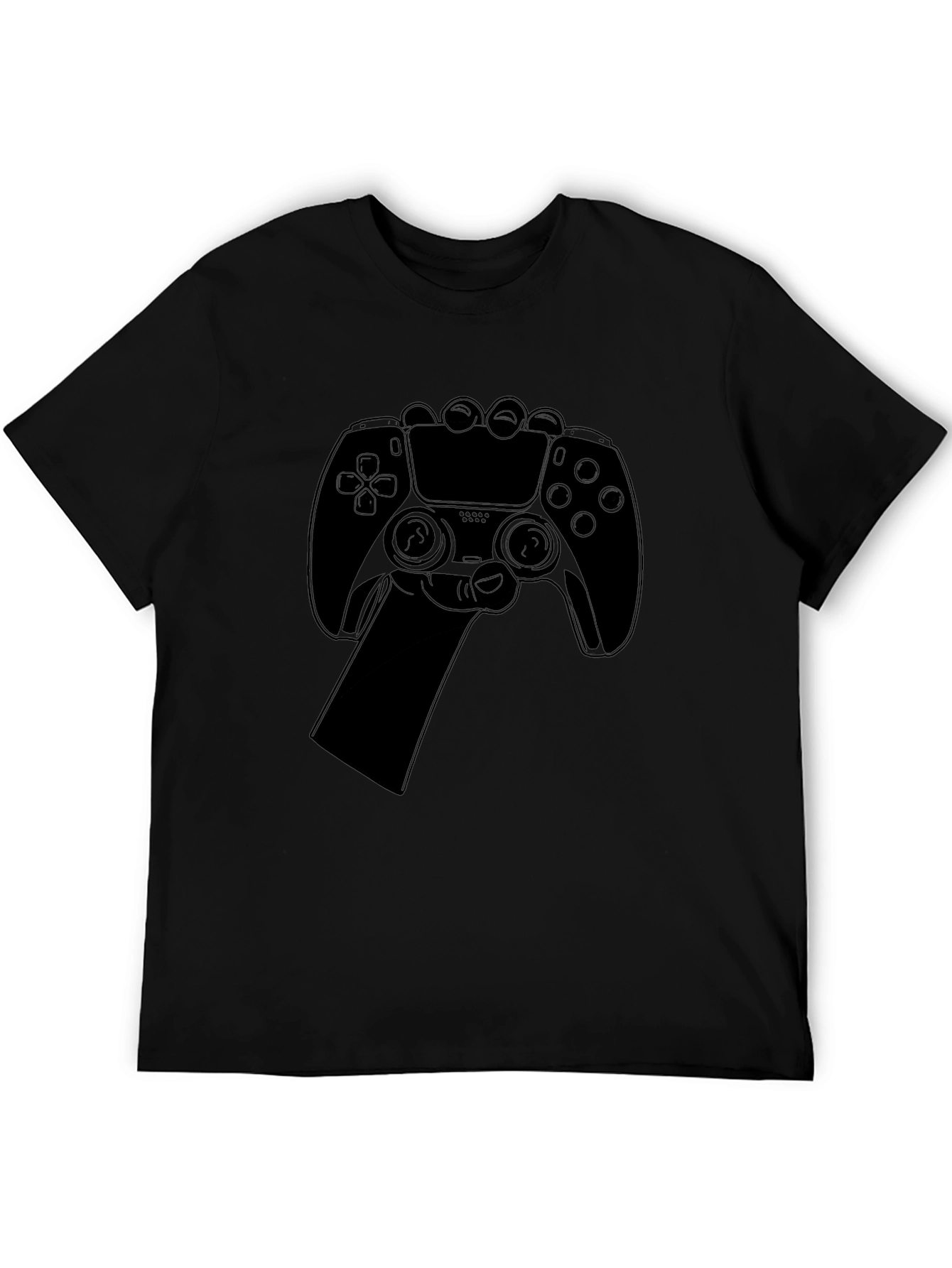Gamer Controller Graphic Tee - Black