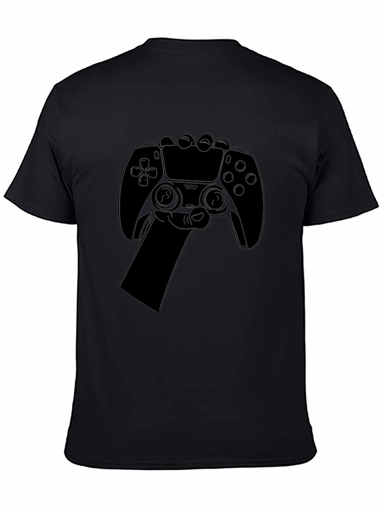 Gamer Controller Graphic Tee - Black
