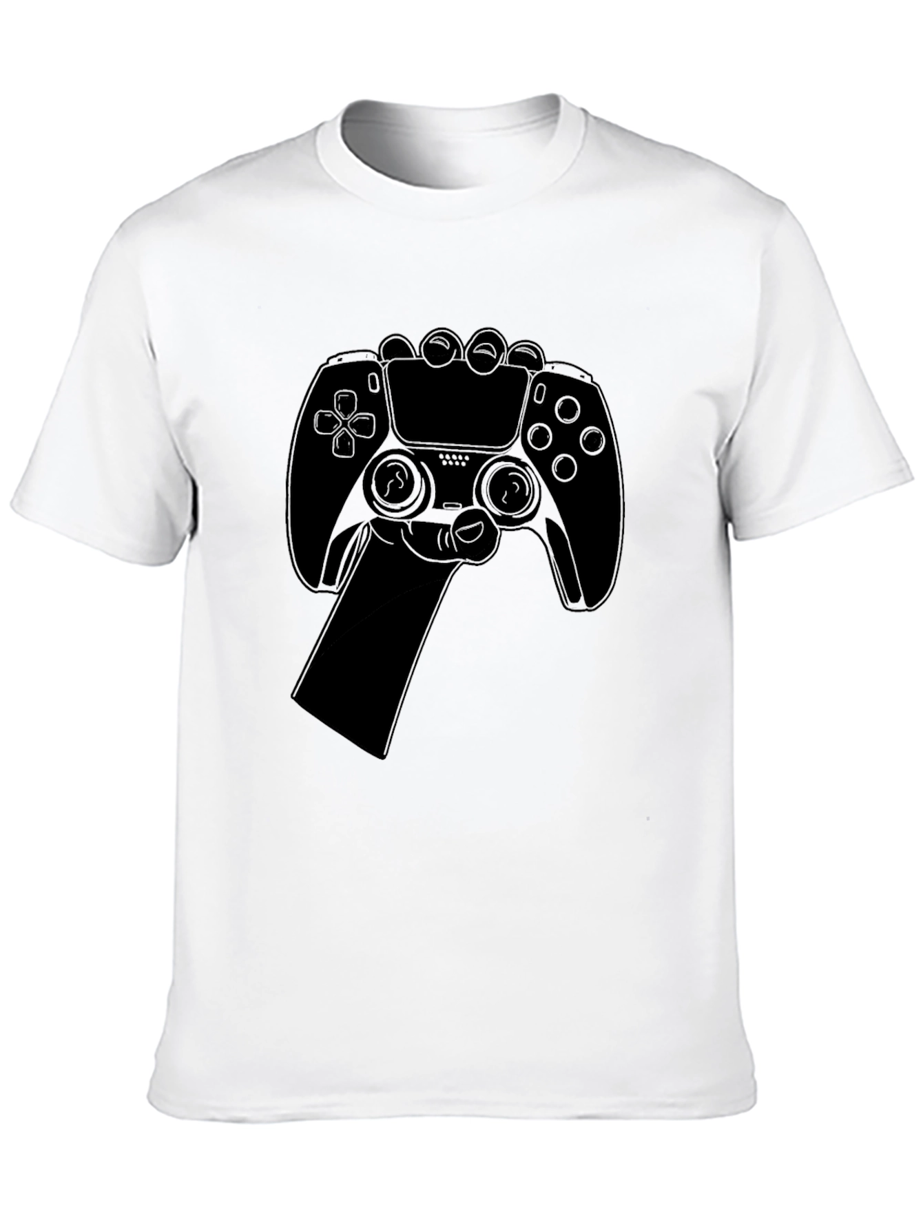 Gamer Controller Graphic Tee - Black