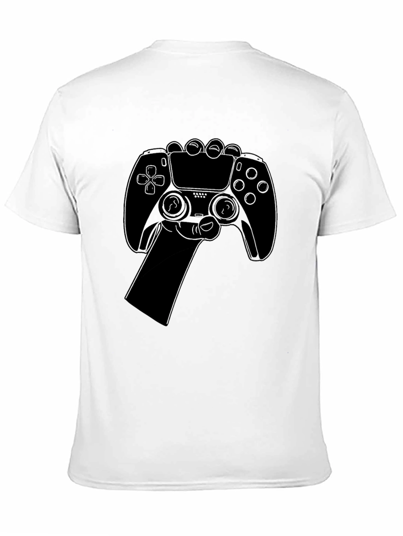 Gamer Controller Graphic Tee - Black