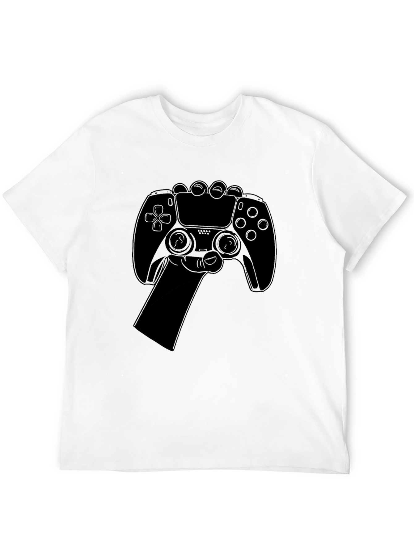 Gamer Controller Graphic Tee - Black